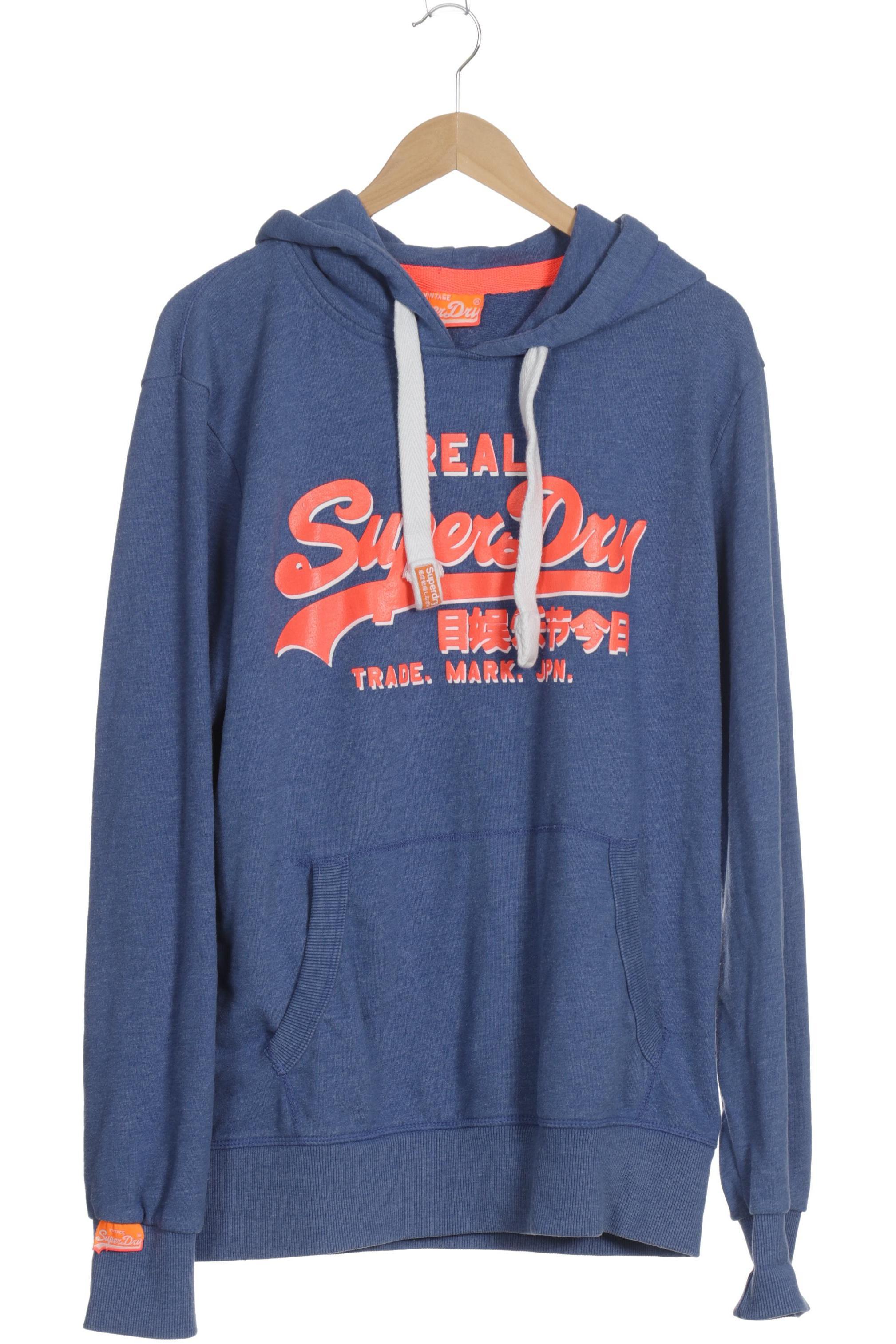 

Superdry Damen Kapuzenpullover, blau, Gr.