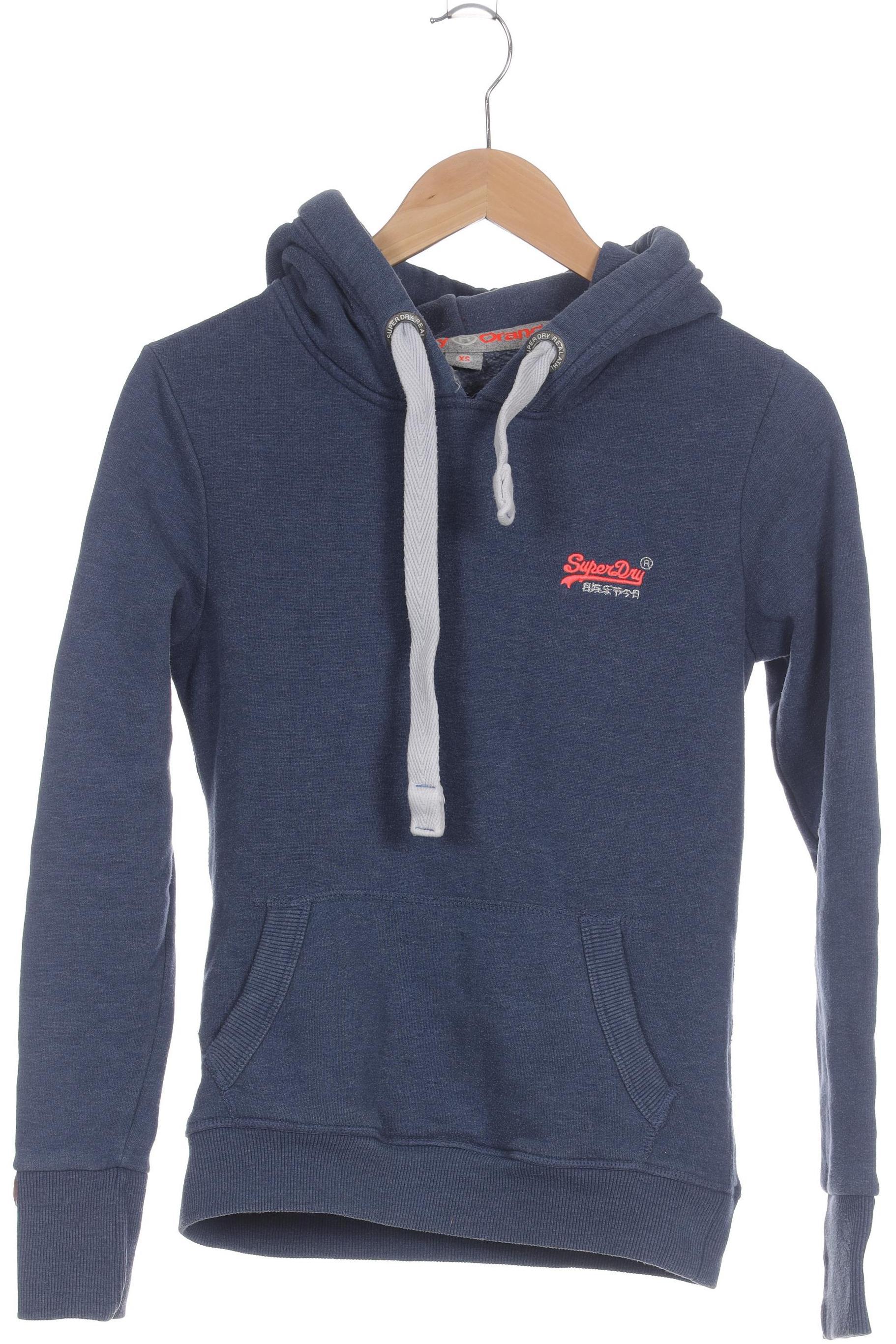 

Superdry Damen Kapuzenpullover, blau, Gr.