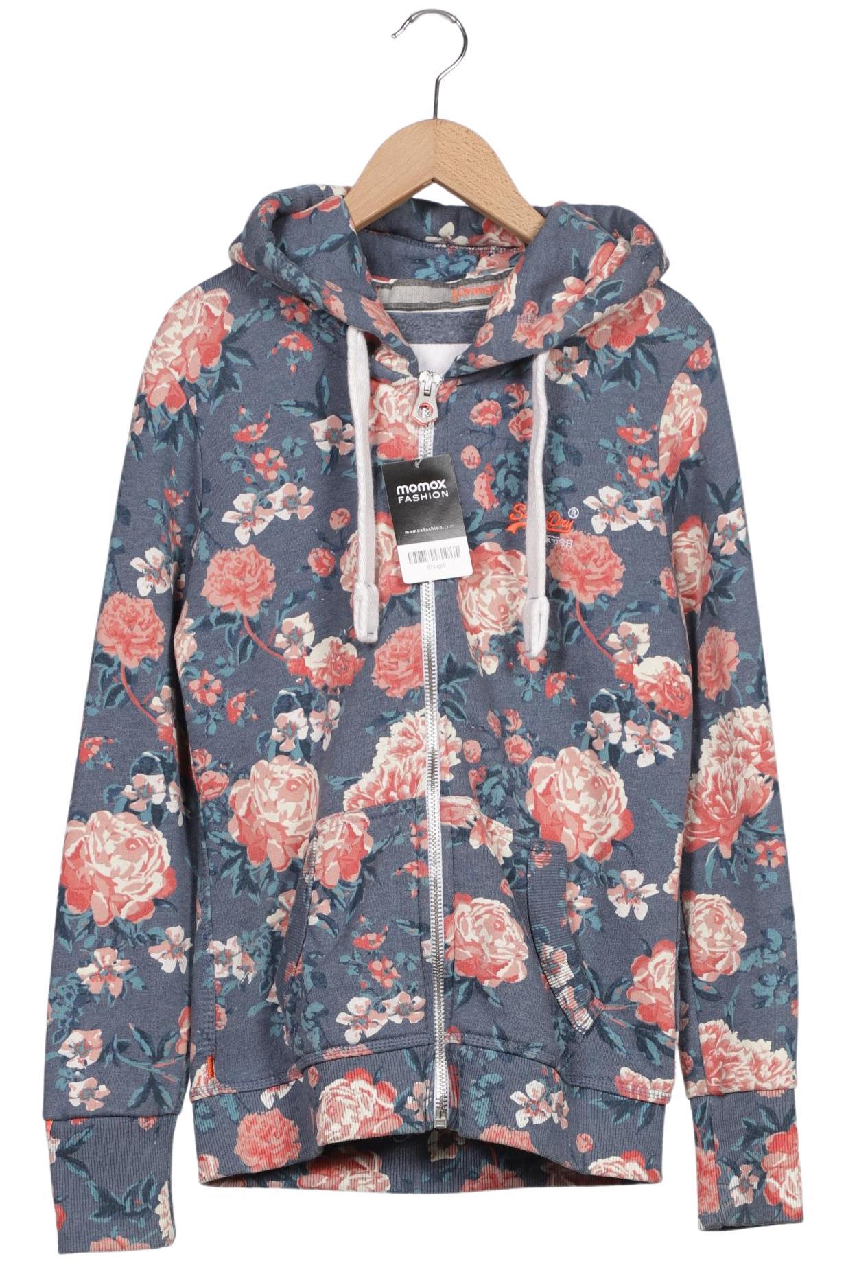 

Superdry Damen Kapuzenpullover, blau, Gr. 36