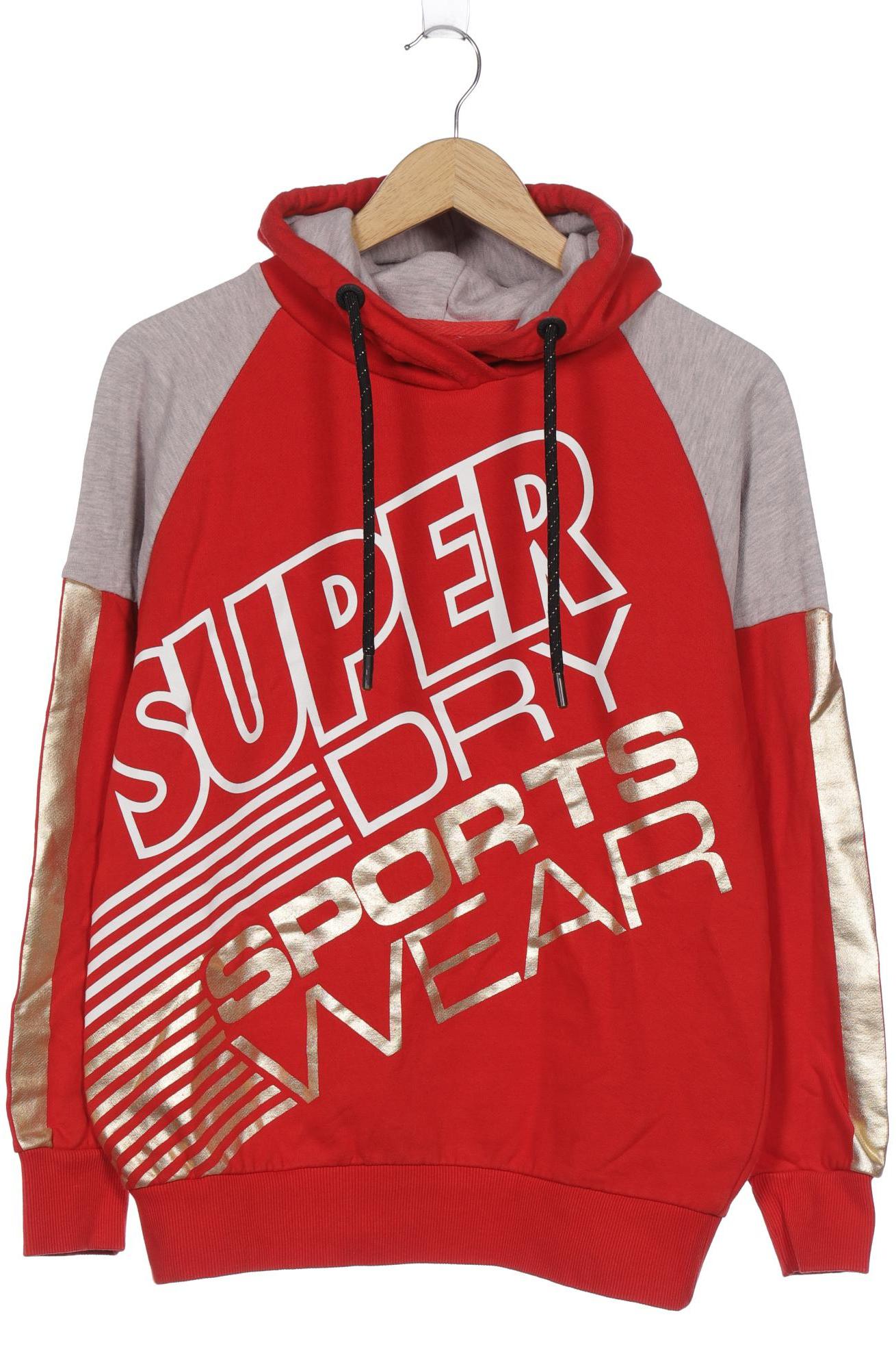 

Superdry Damen Kapuzenpullover, rot, Gr. 42
