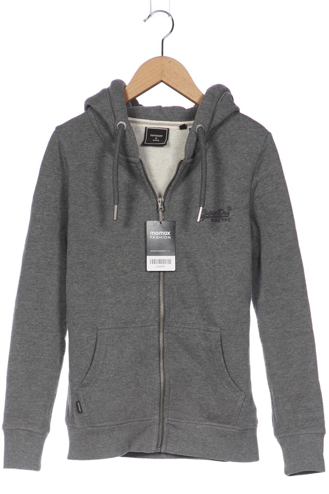

Superdry Damen Kapuzenpullover, grau, Gr. 36