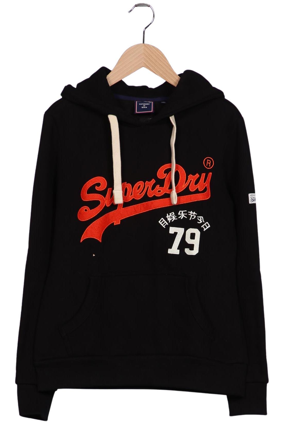 

Superdry Damen Kapuzenpullover, schwarz, Gr. 34