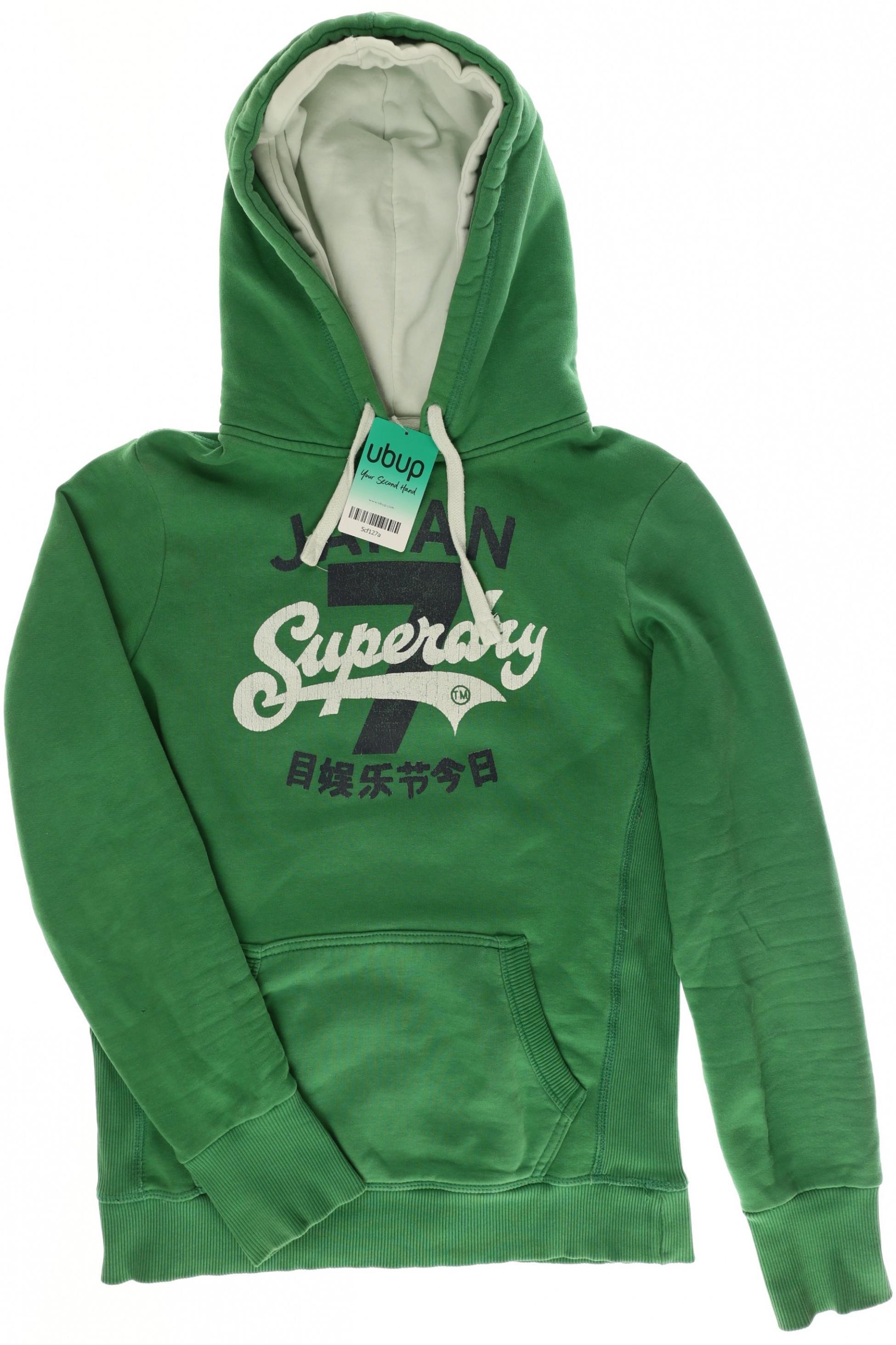 

Superdry Damen Kapuzenpullover, grün, Gr.