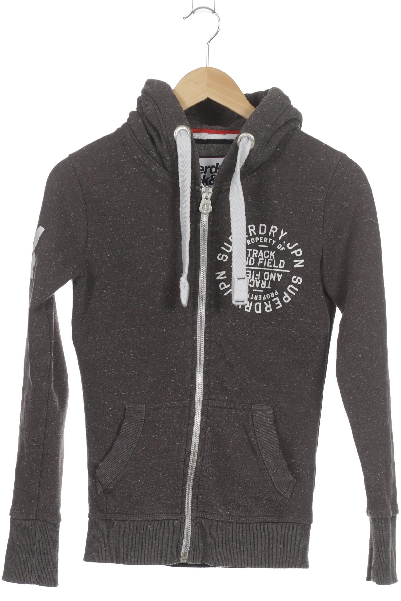 

Superdry Damen Kapuzenpullover, grau, Gr.
