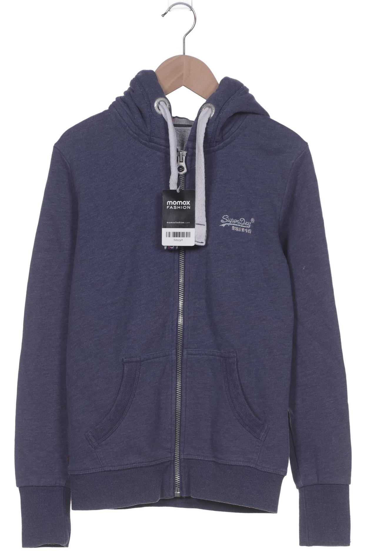 

Superdry Damen Kapuzenpullover, blau, Gr. 36