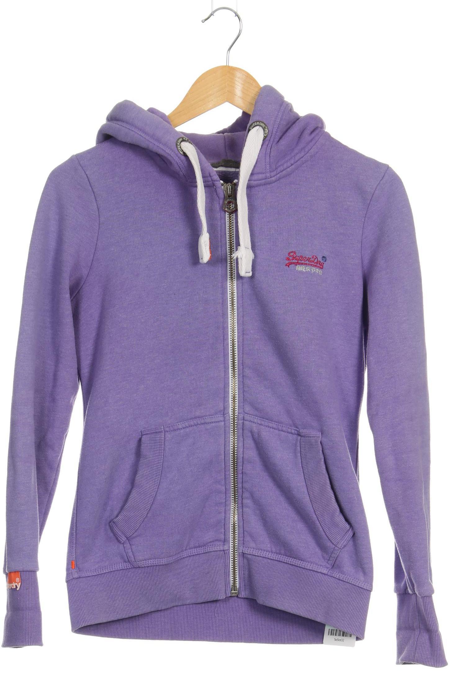 

Superdry Damen Kapuzenpullover, lila, Gr.