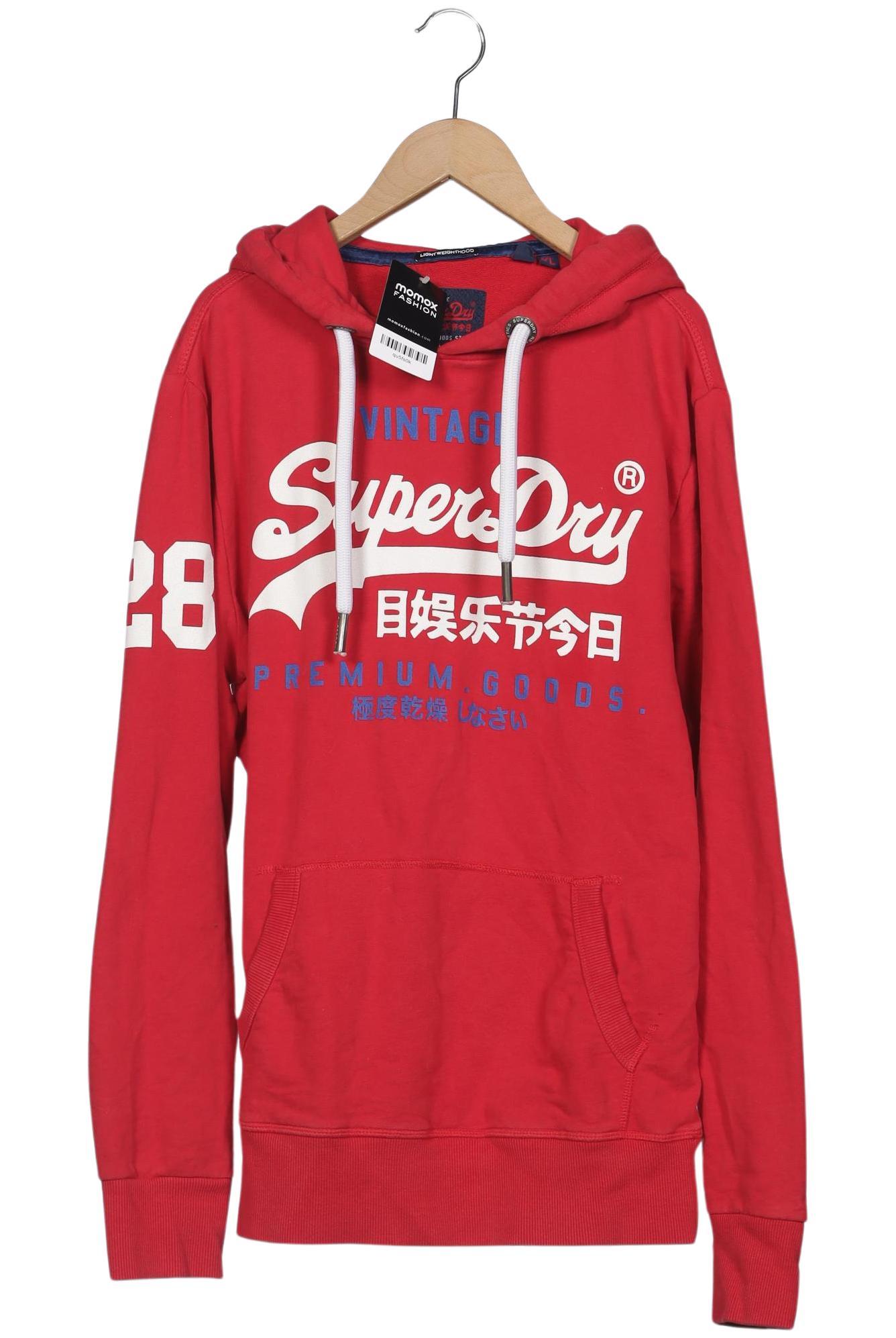 

Superdry Damen Kapuzenpullover, rot, Gr. 44