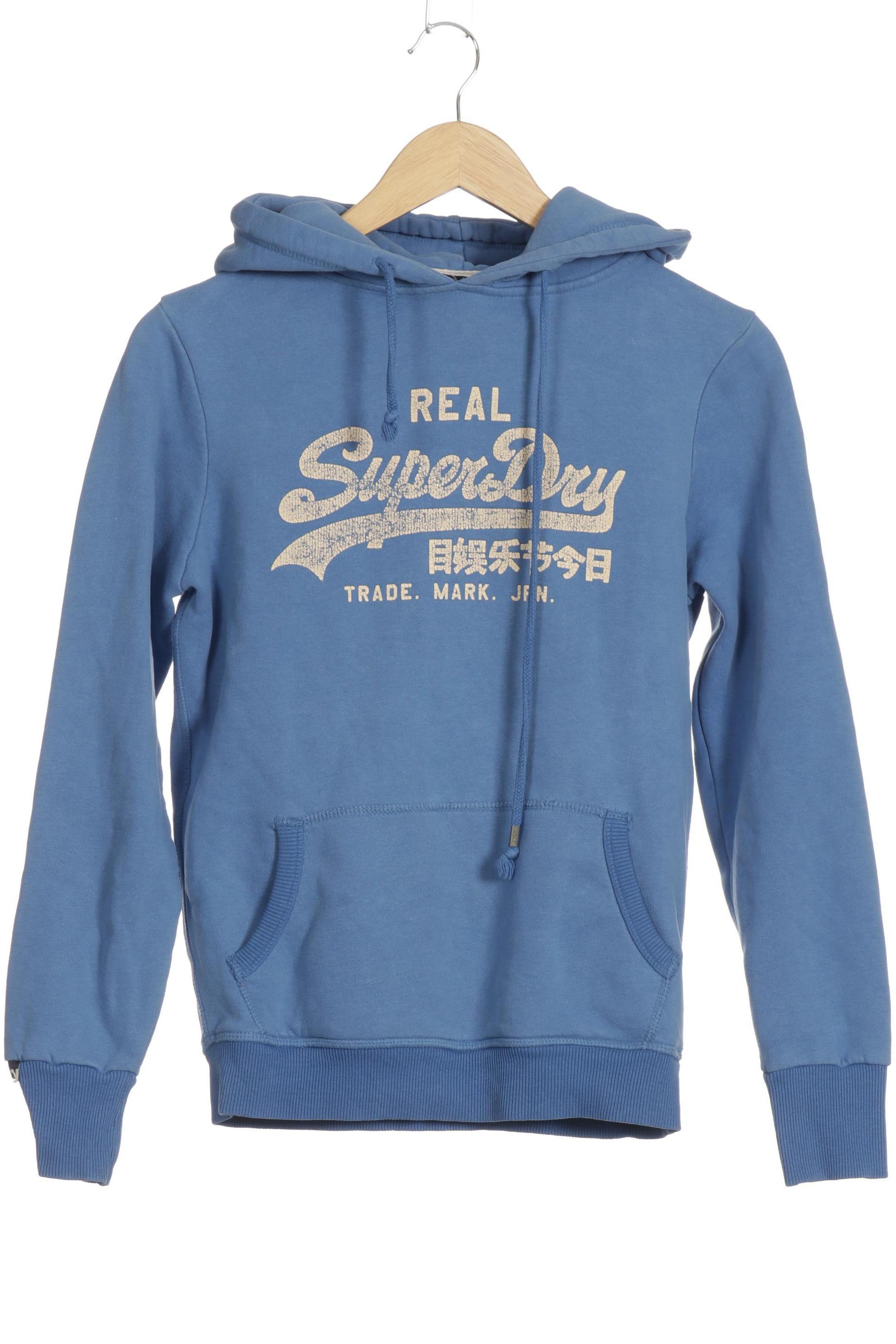 

Superdry Damen Kapuzenpullover, blau, Gr.