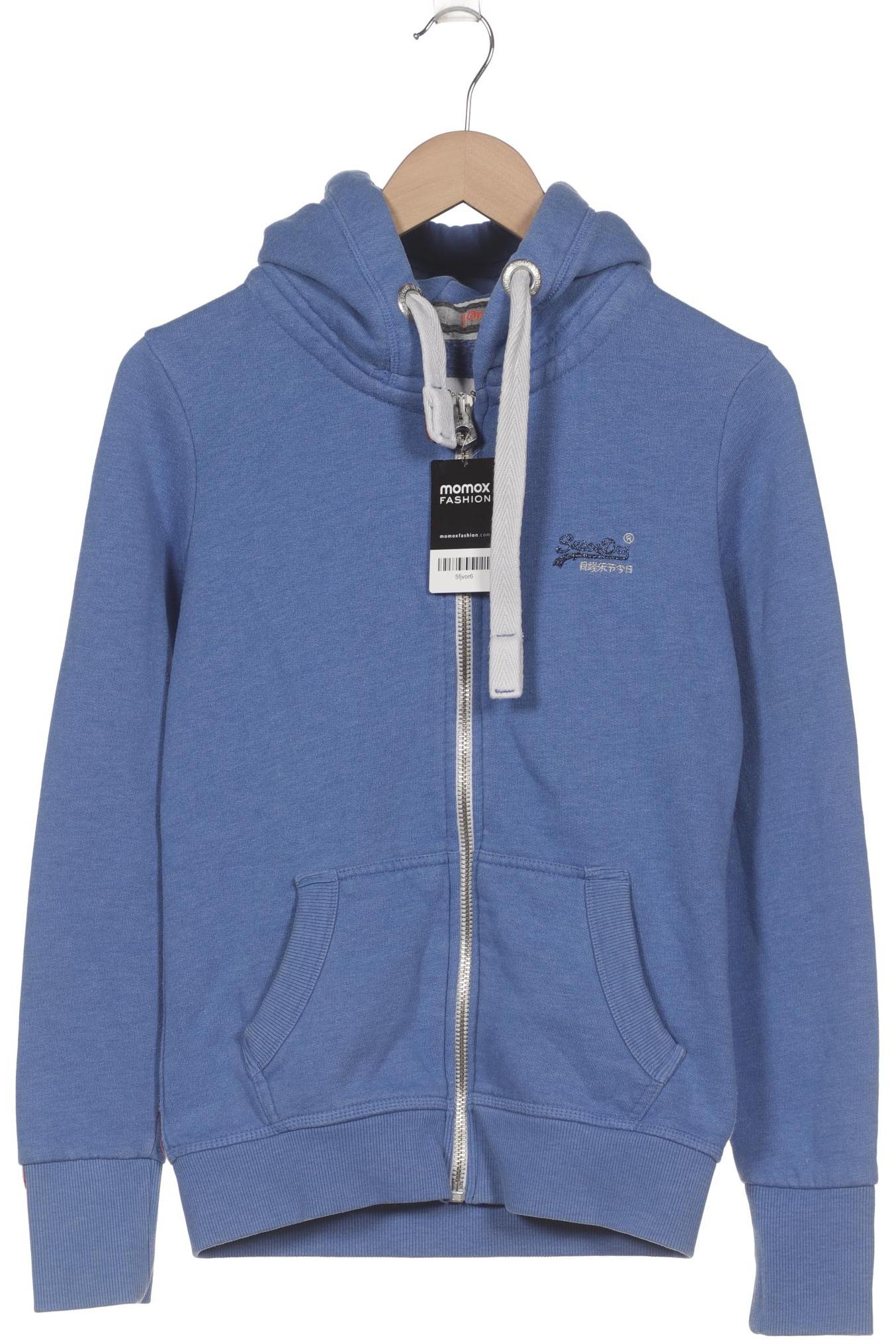 

Superdry Damen Kapuzenpullover, blau, Gr. 36