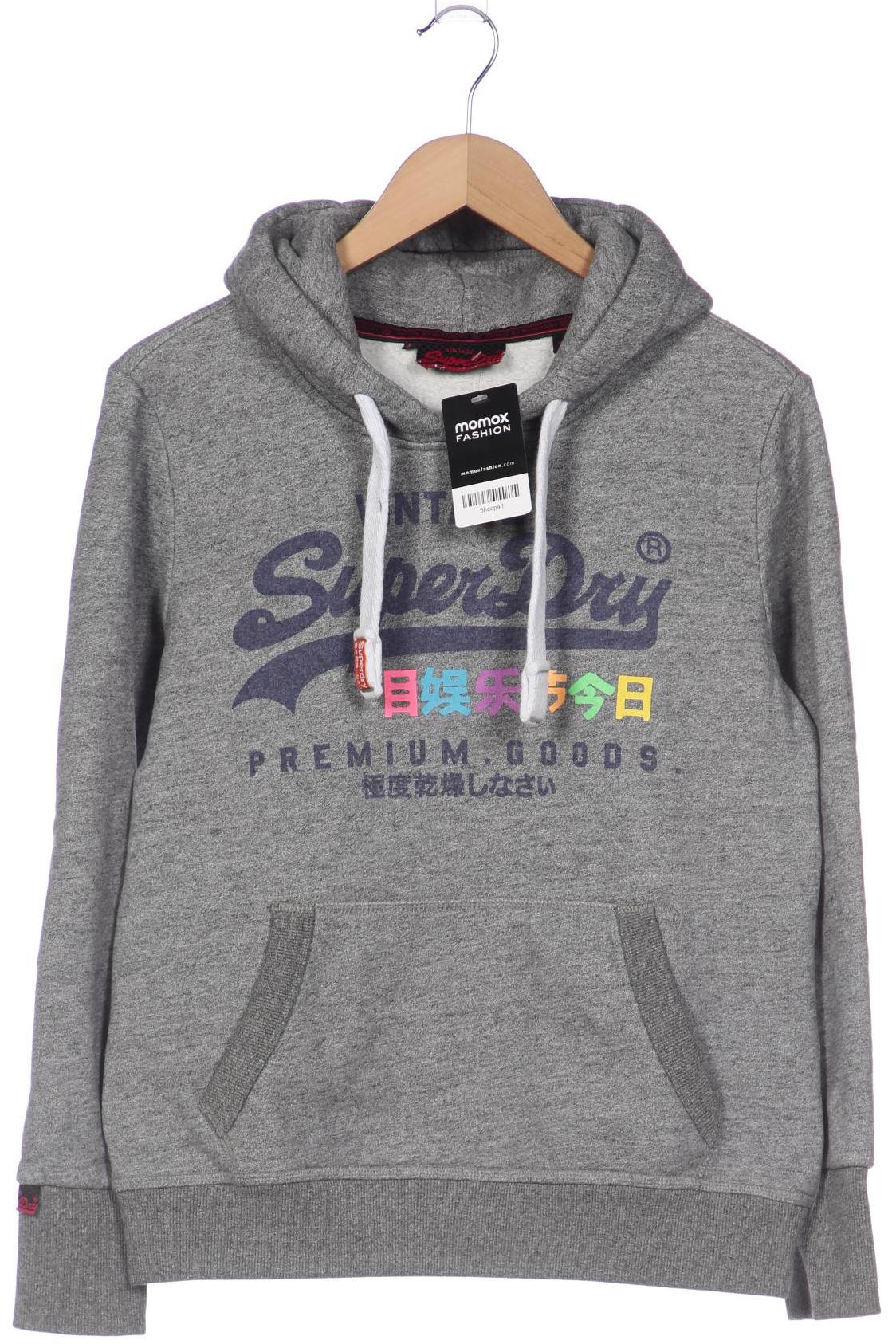 

Superdry Damen Kapuzenpullover, grau, Gr. 42