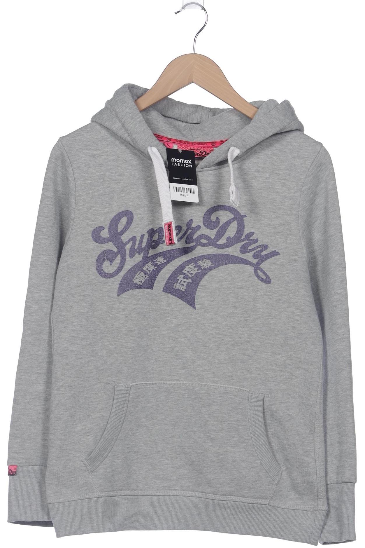 

Superdry Damen Kapuzenpullover, grau, Gr. 42