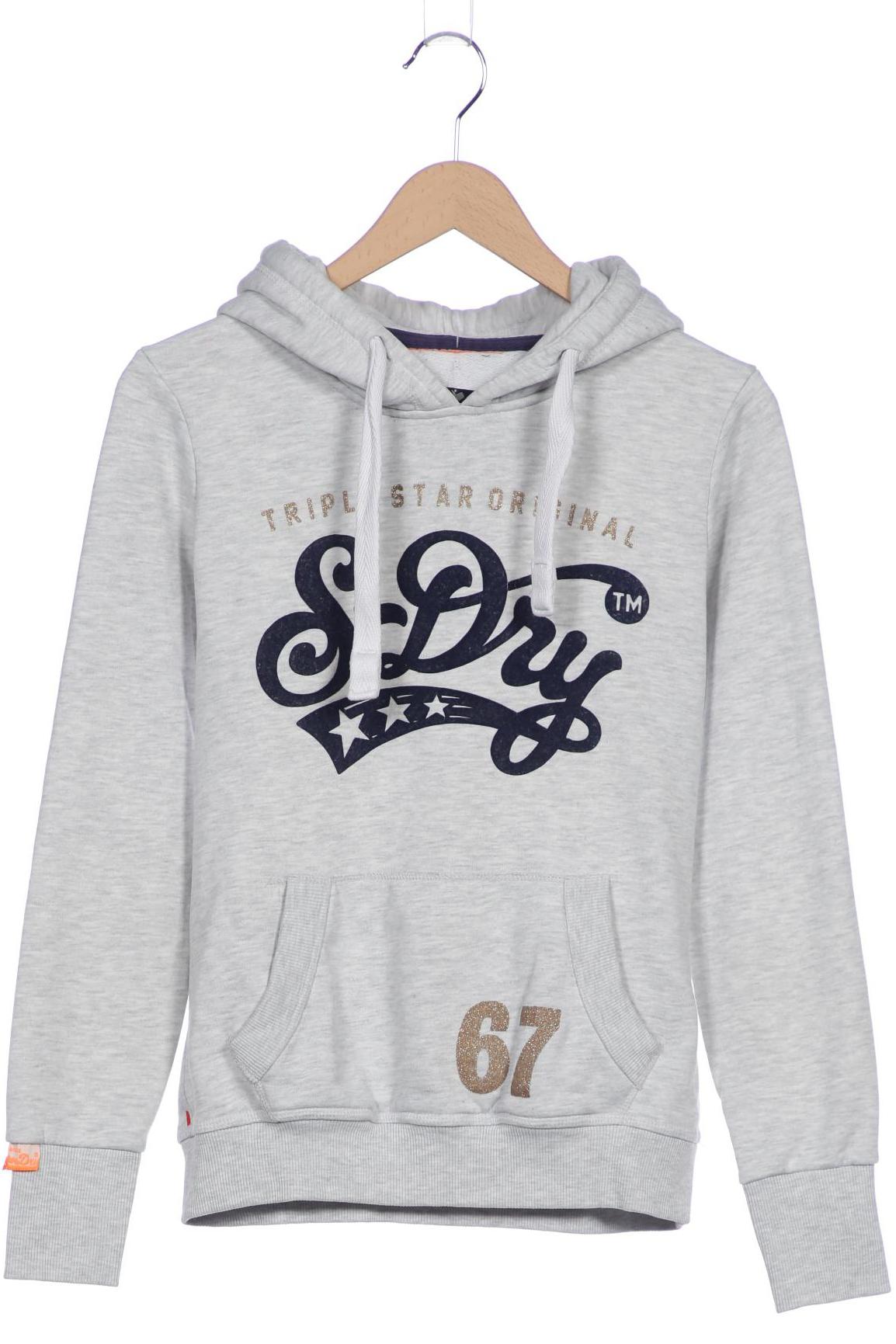 

Superdry Damen Kapuzenpullover, grau, Gr. 38