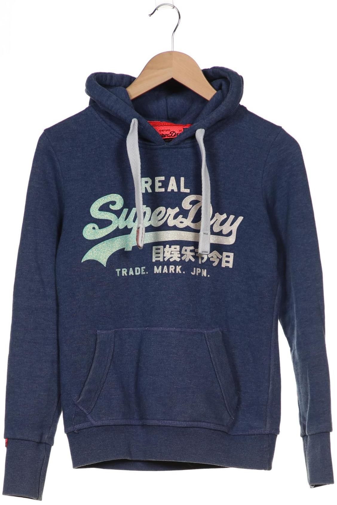 

Superdry Damen Kapuzenpullover, blau