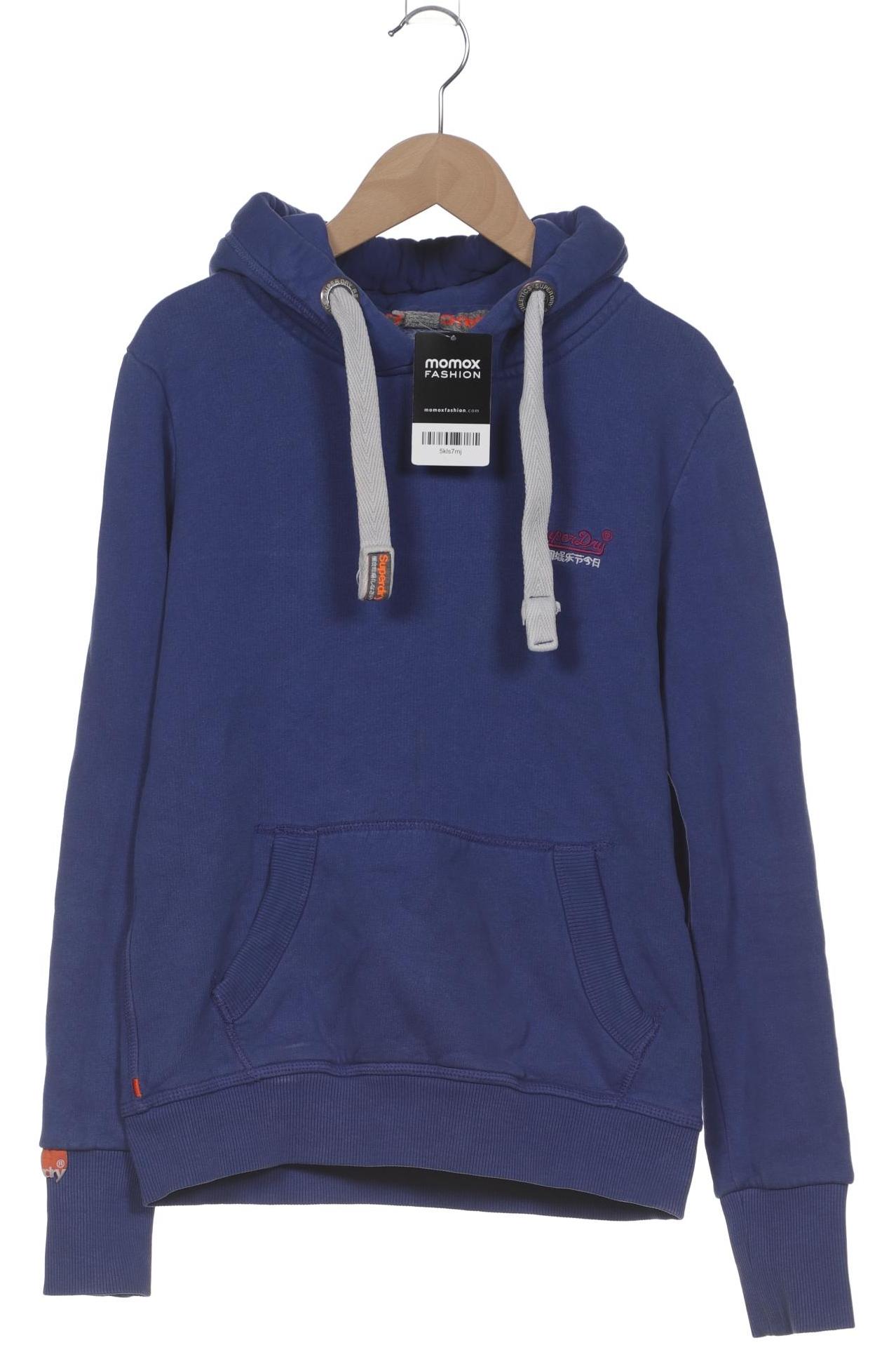 

Superdry Damen Kapuzenpullover, blau, Gr. 36