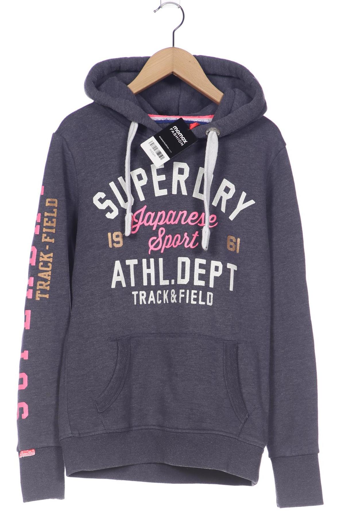 

Superdry Damen Kapuzenpullover, blau, Gr. 36