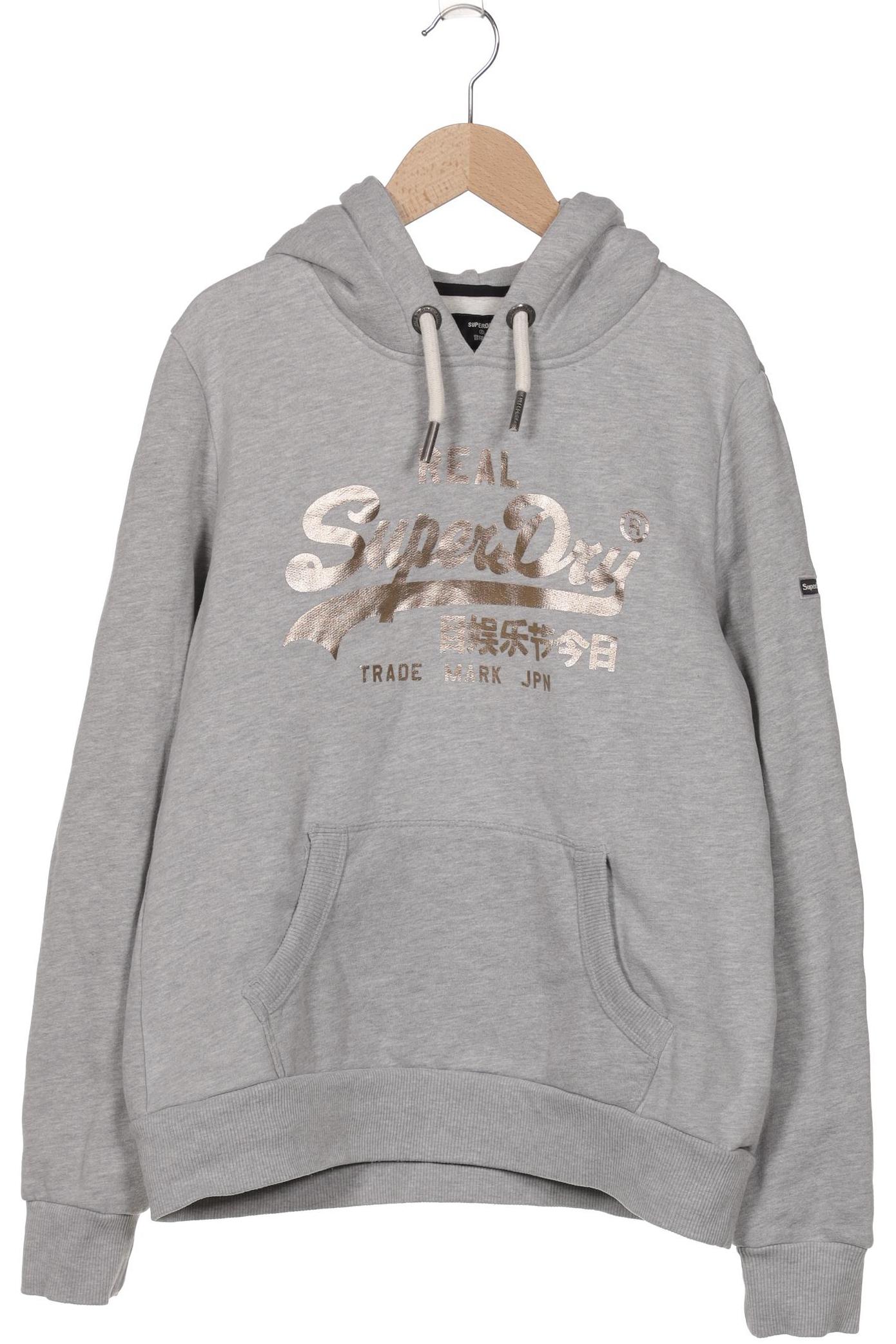

Superdry Damen Kapuzenpullover, grau, Gr. 40