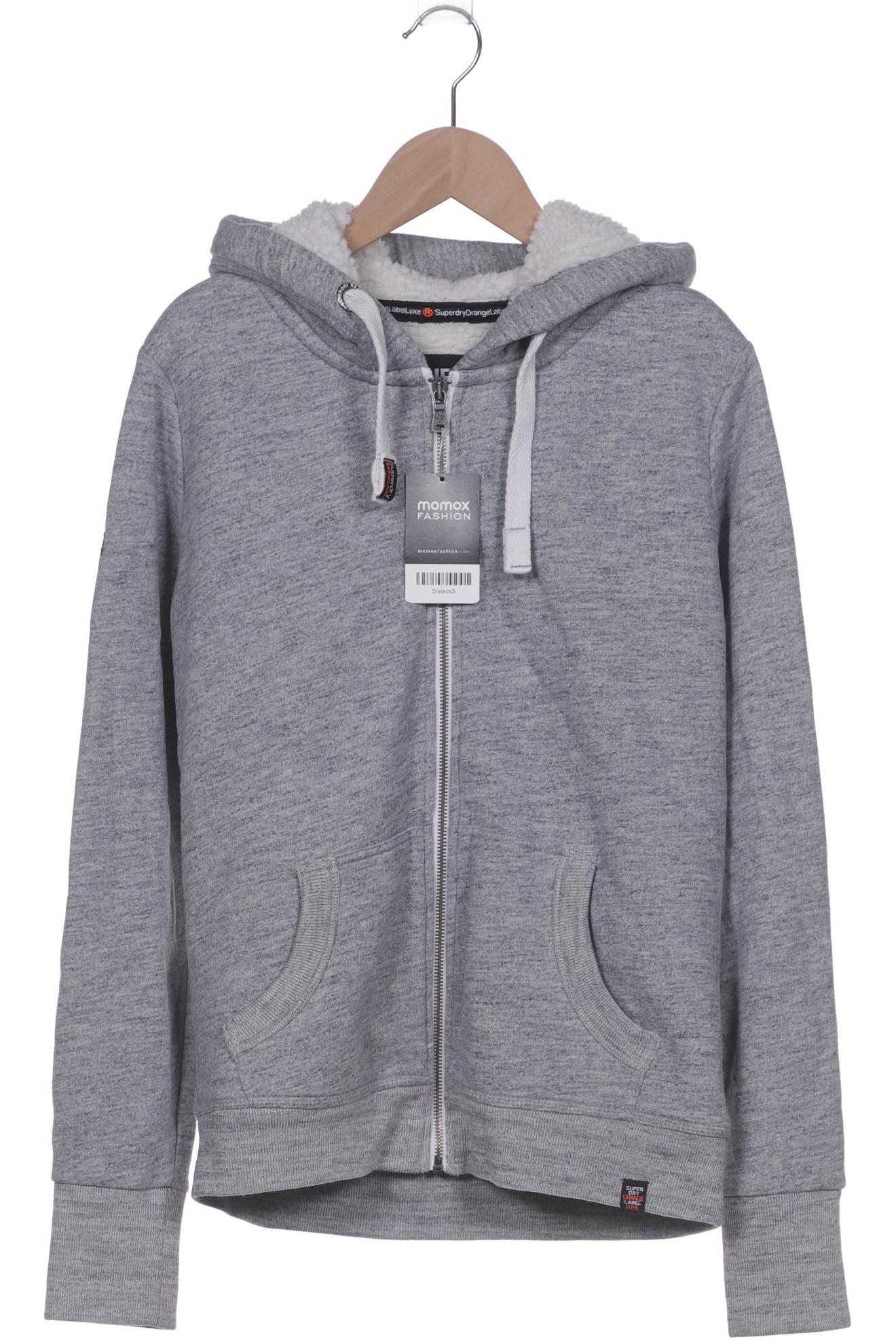 

Superdry Damen Kapuzenpullover, grau, Gr. 38