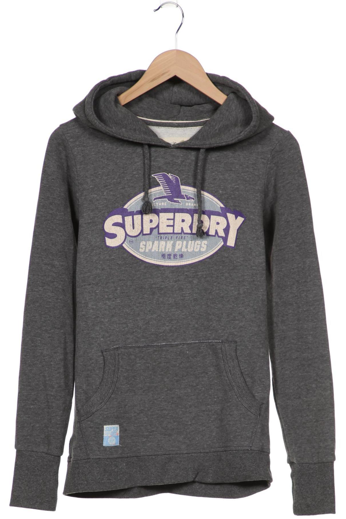 

Superdry Damen Kapuzenpullover, grau