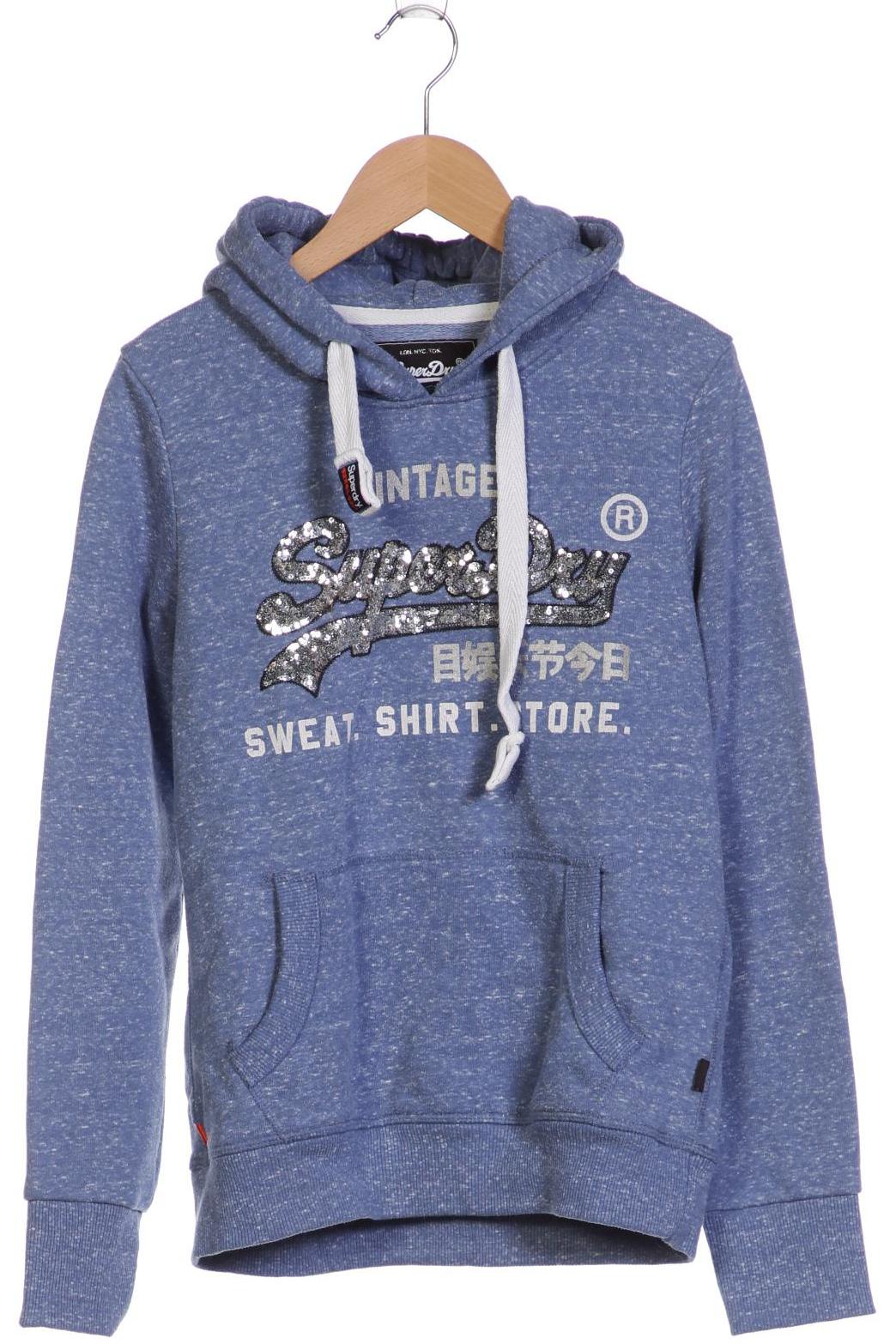 

Superdry Damen Kapuzenpullover, hellblau
