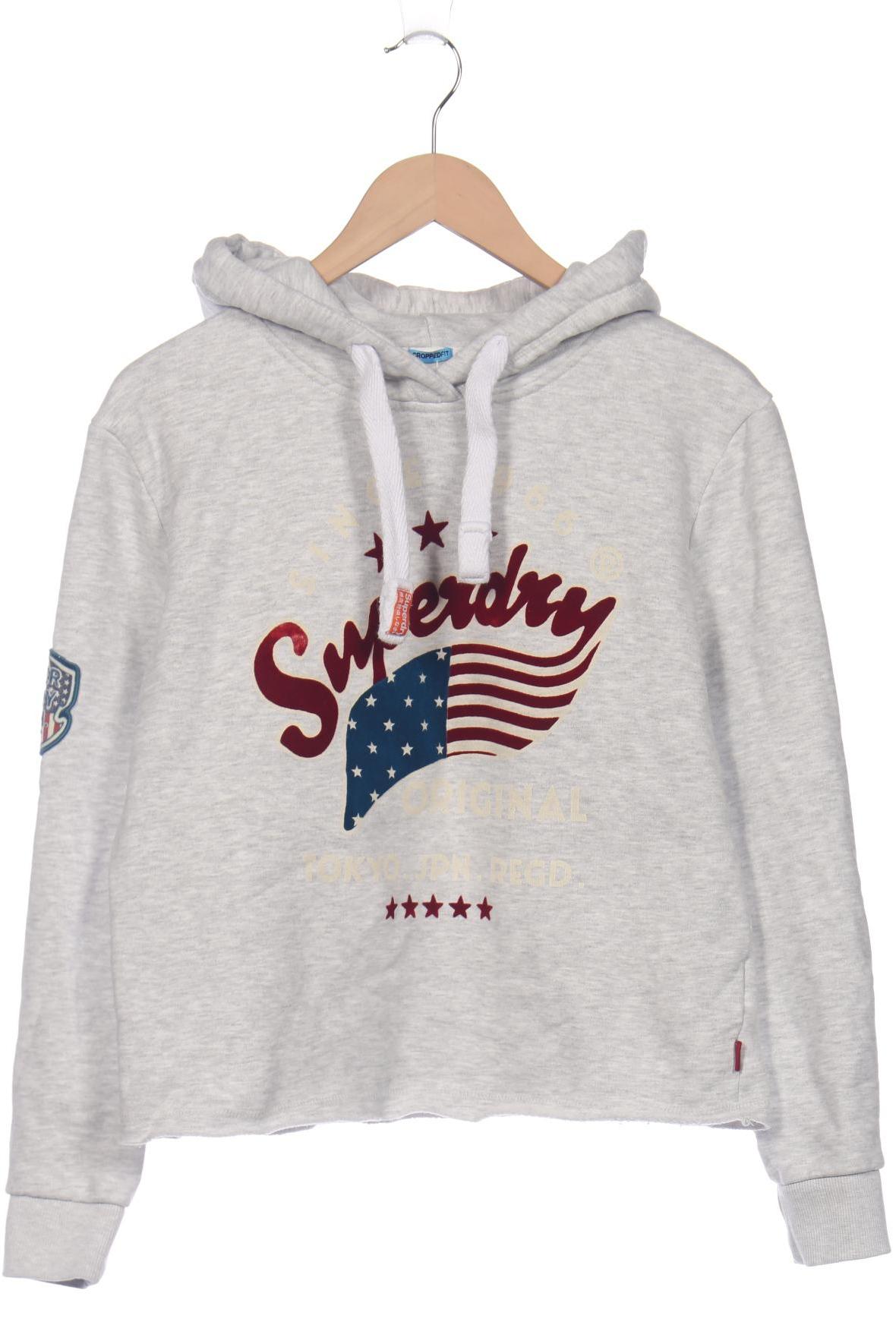 

Superdry Damen Kapuzenpullover, grau, Gr. 38