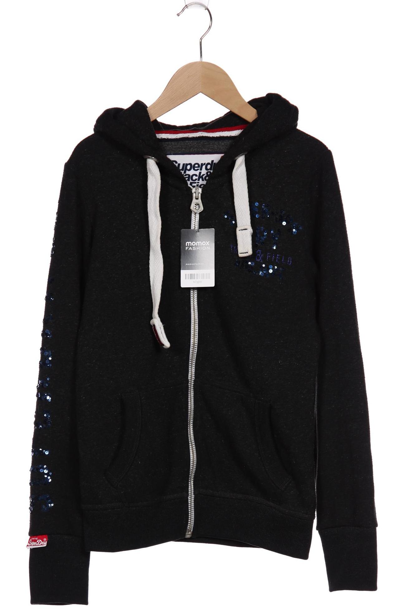 

Superdry Damen Kapuzenpullover, grau, Gr. 36