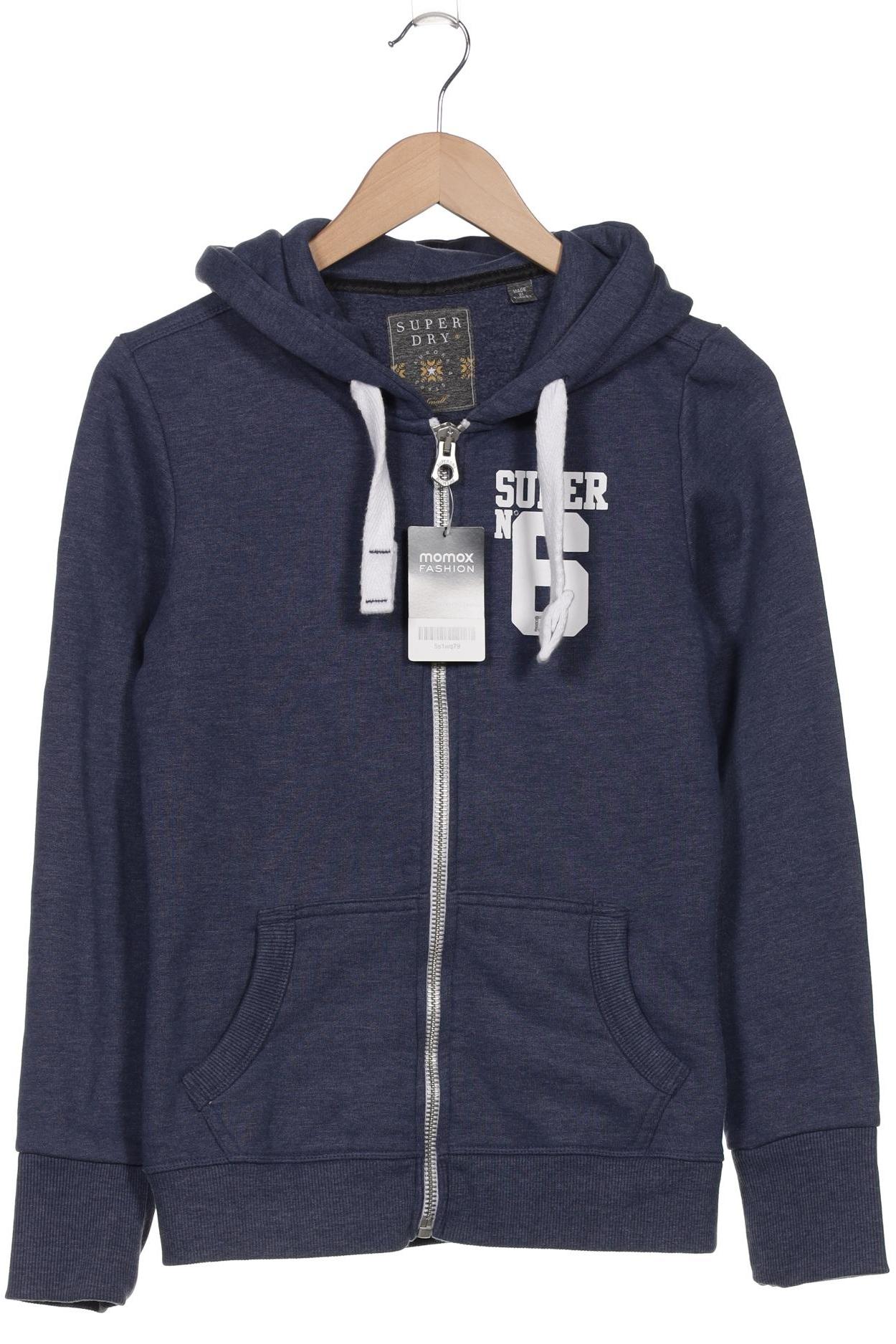 

Superdry Damen Kapuzenpullover, blau, Gr. 36