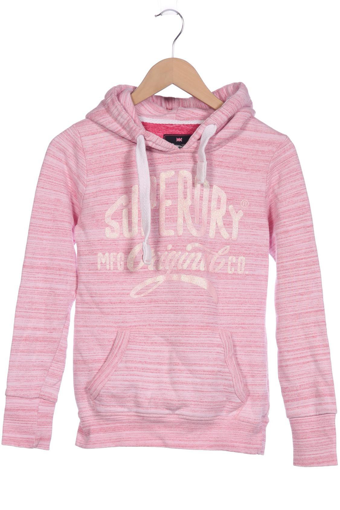 

Superdry Damen Kapuzenpullover, pink, Gr. 34