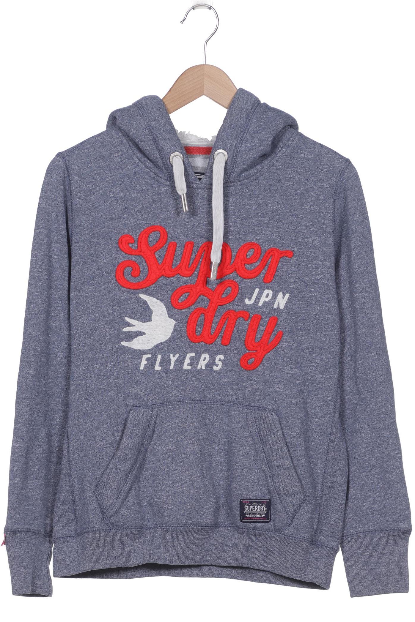 

Superdry Damen Kapuzenpullover, blau, Gr. 44