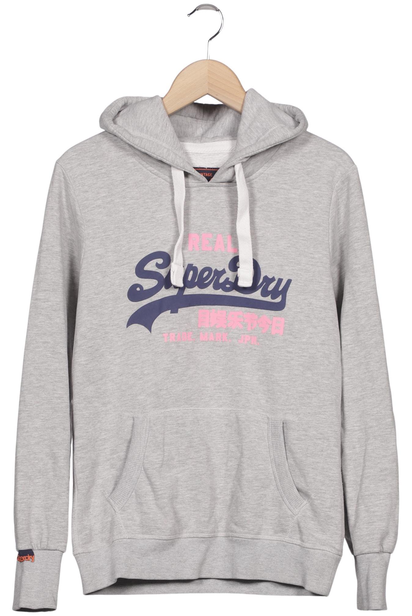 

Superdry Damen Kapuzenpullover, grau, Gr. 42