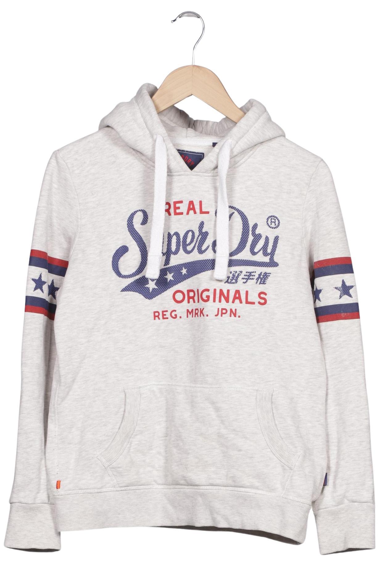 

Superdry Damen Kapuzenpullover, grau, Gr. 42