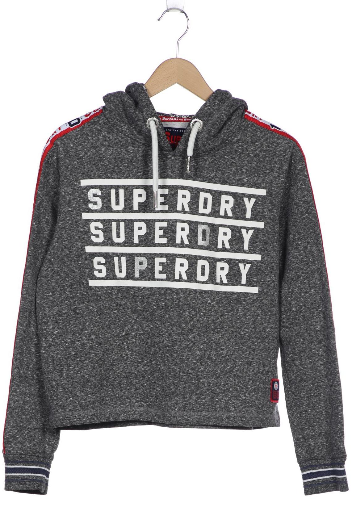 

Superdry Damen Kapuzenpullover, grau, Gr. 42