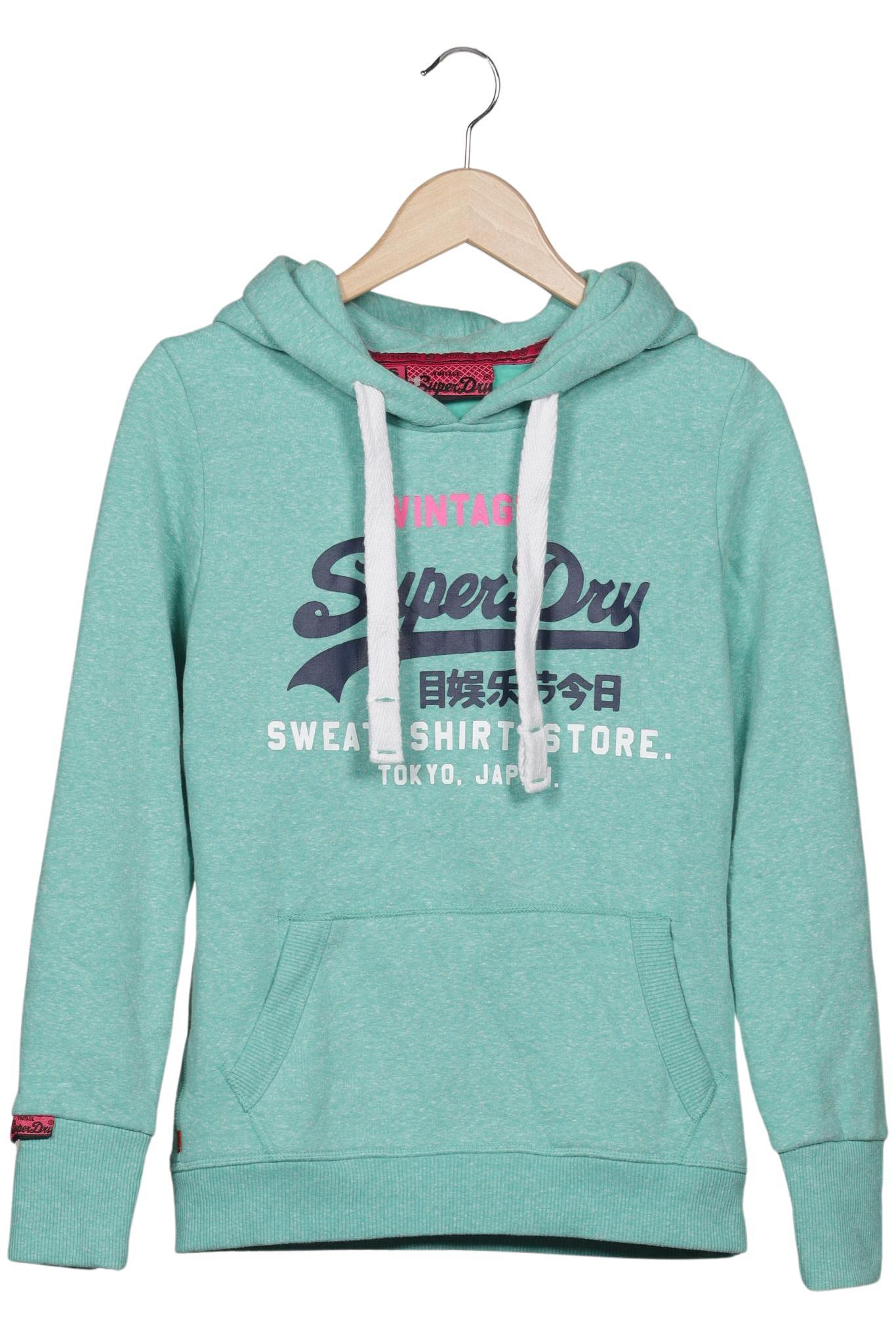 

Superdry Damen Kapuzenpullover, hellgrün, Gr. 36