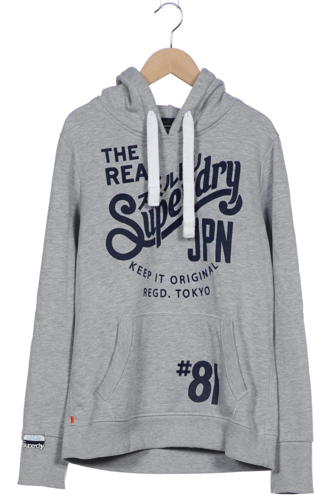 

Superdry Damen Kapuzenpullover, grau, Gr. 38