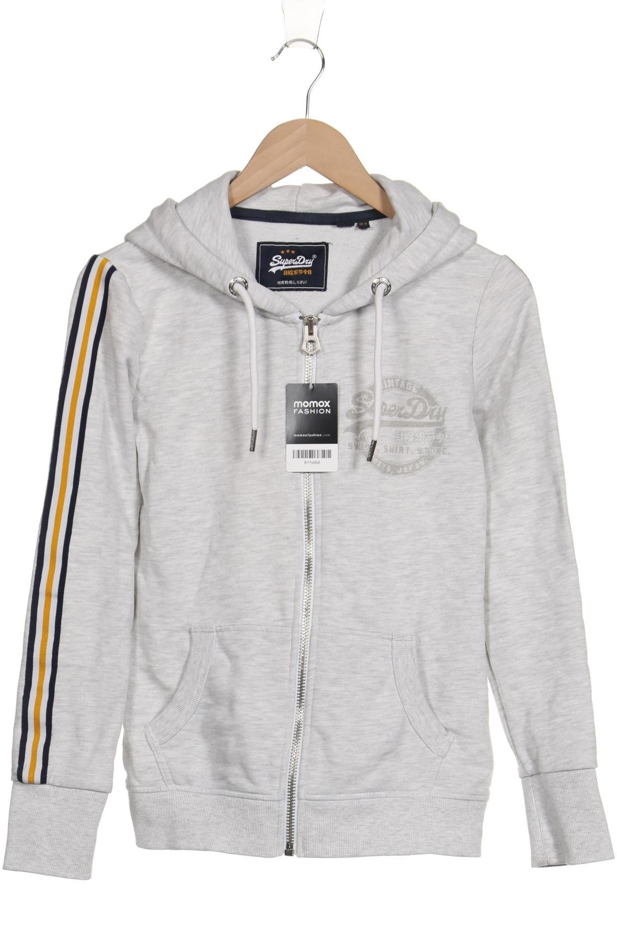 

Superdry Damen Kapuzenpullover, grau, Gr. 40