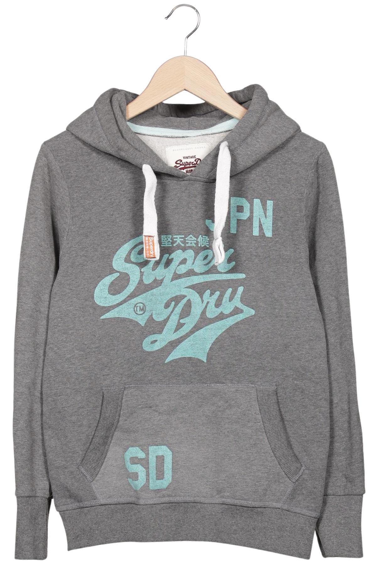 

Superdry Damen Kapuzenpullover, grau, Gr. 42