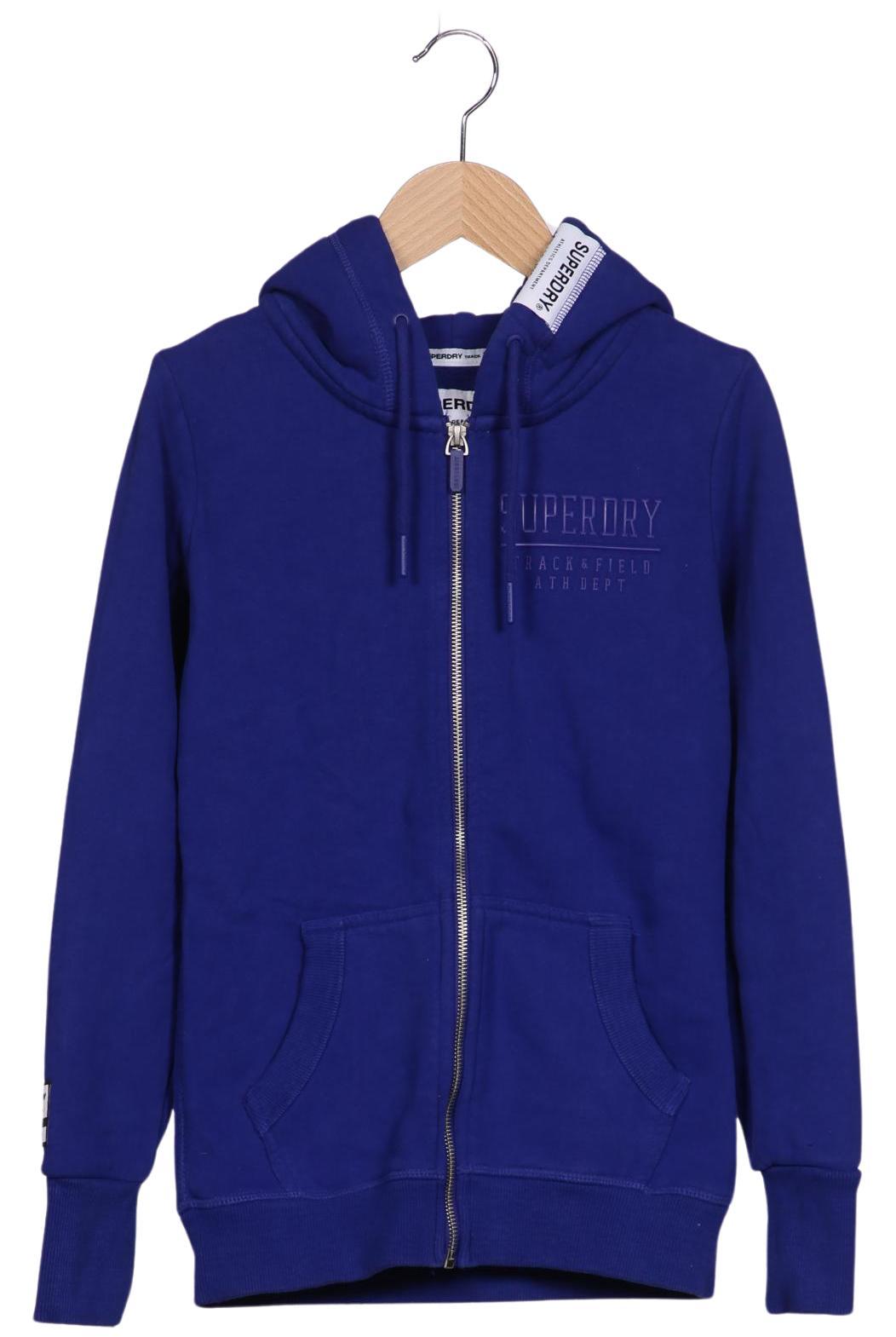 

Superdry Damen Kapuzenpullover, blau, Gr. 36