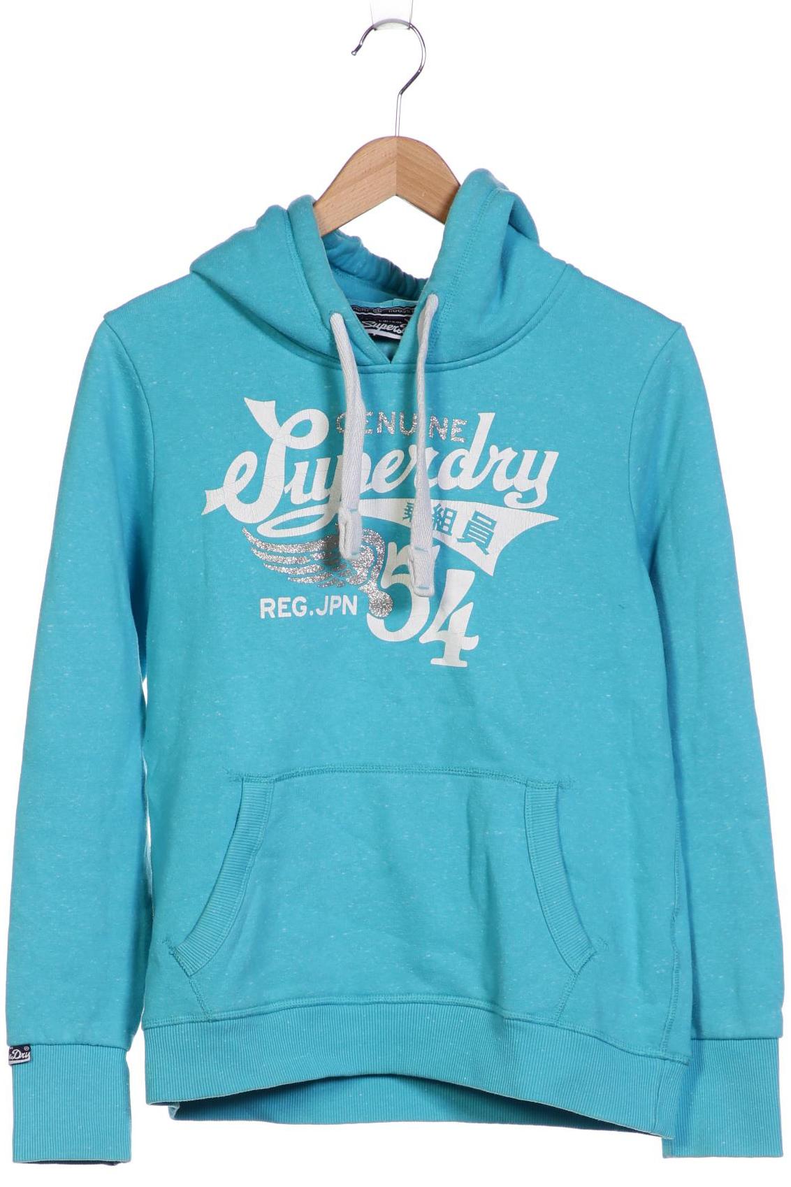 

Superdry Damen Kapuzenpullover, blau, Gr. 42