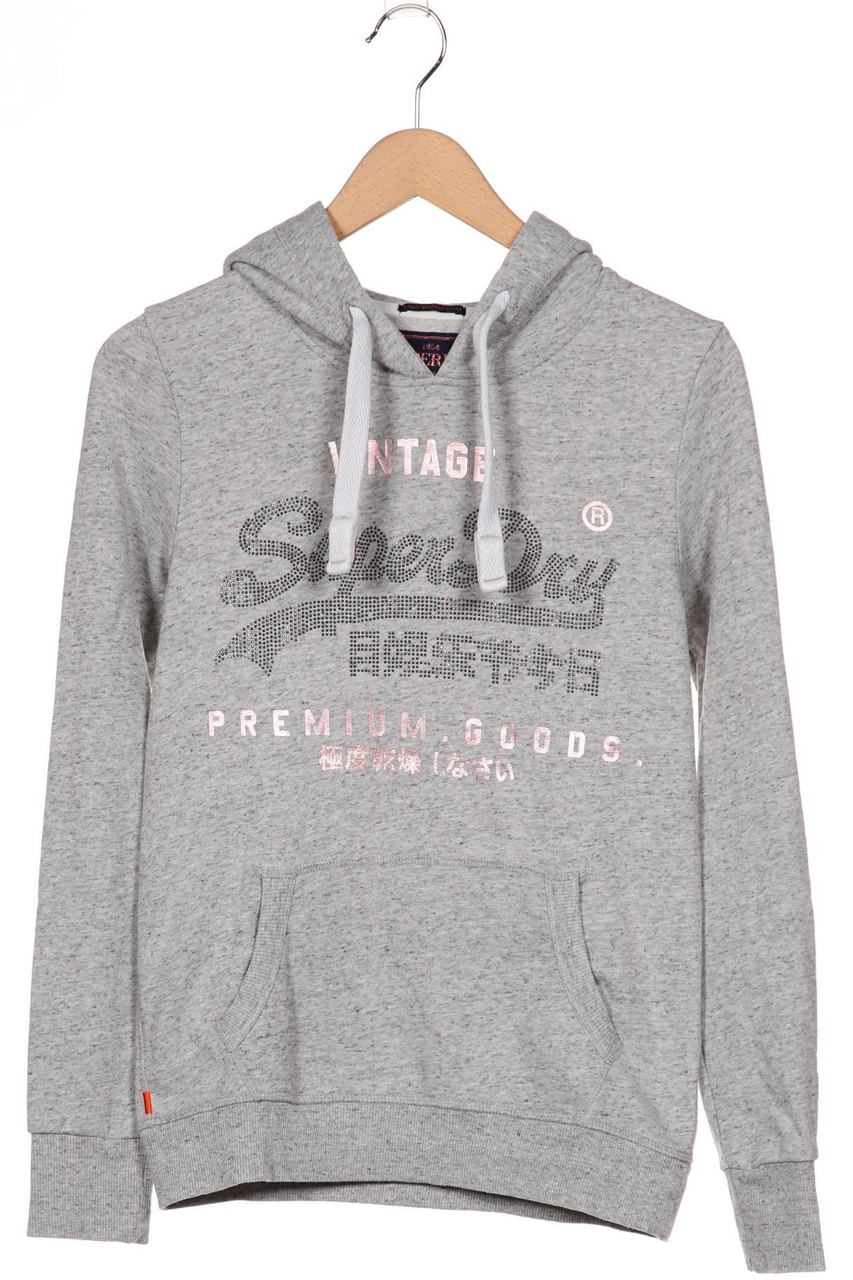 

Superdry Damen Kapuzenpullover, grau