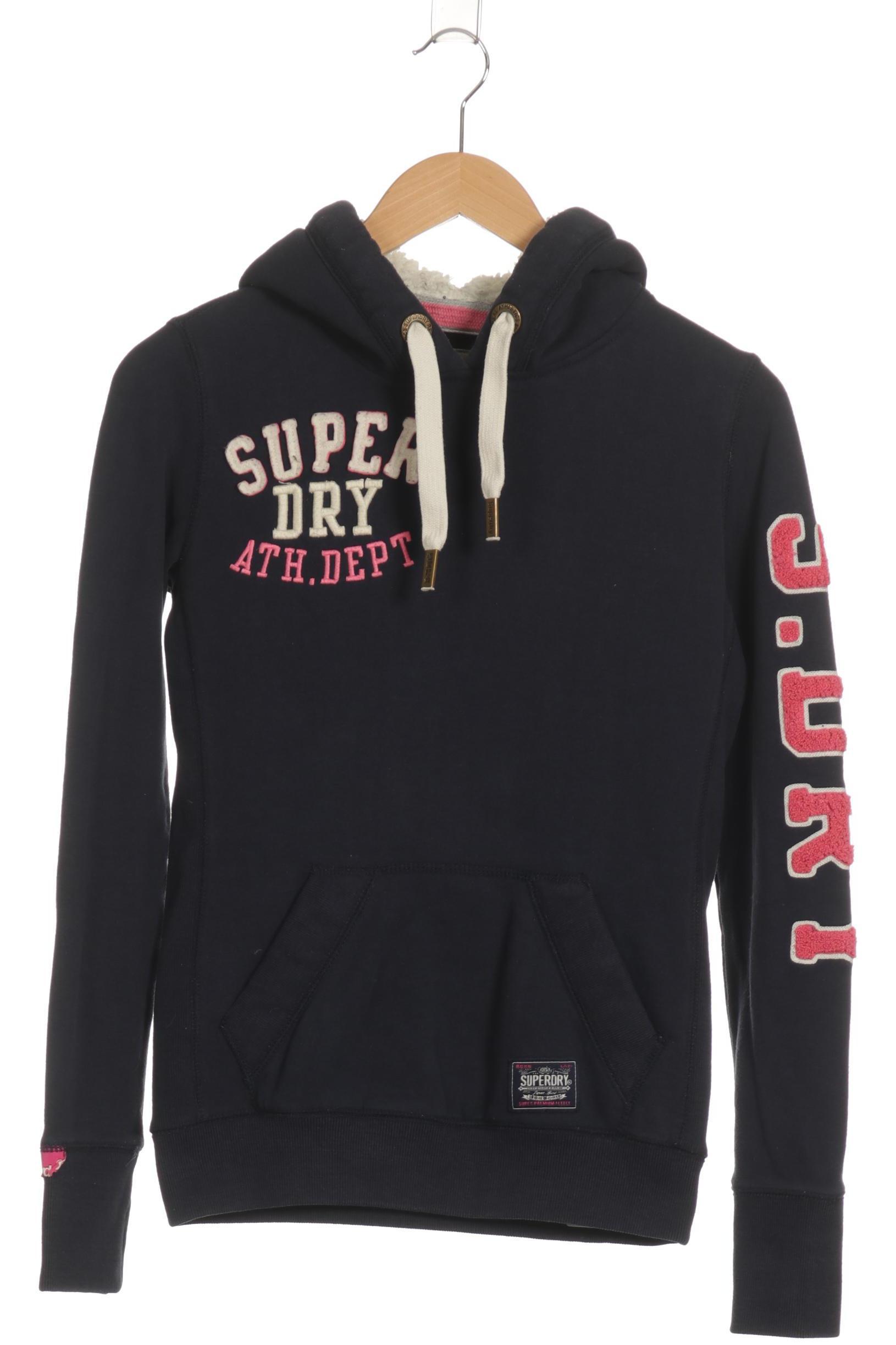 

Superdry Damen Kapuzenpullover, blau, Gr.