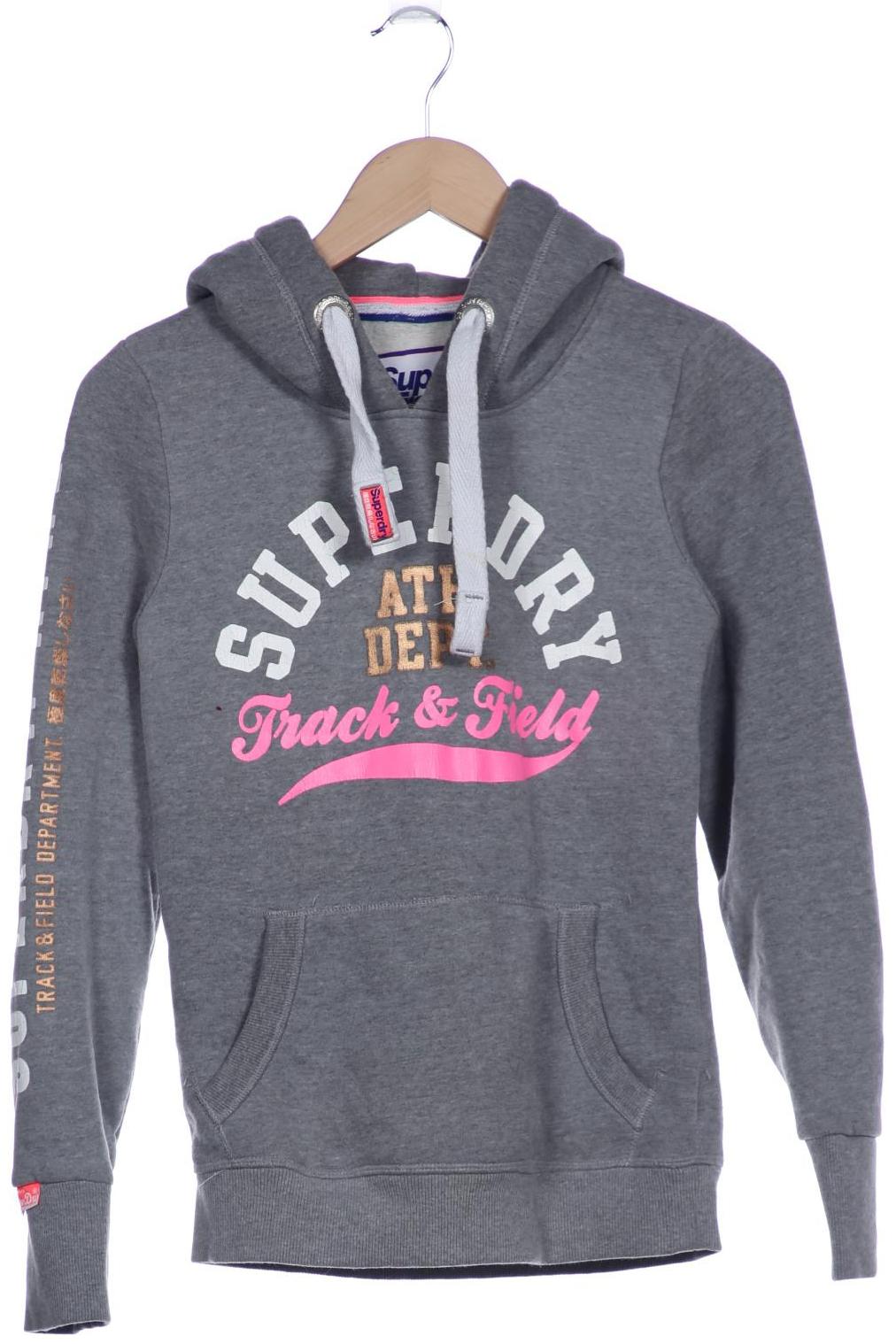 

Superdry Damen Kapuzenpullover, grau