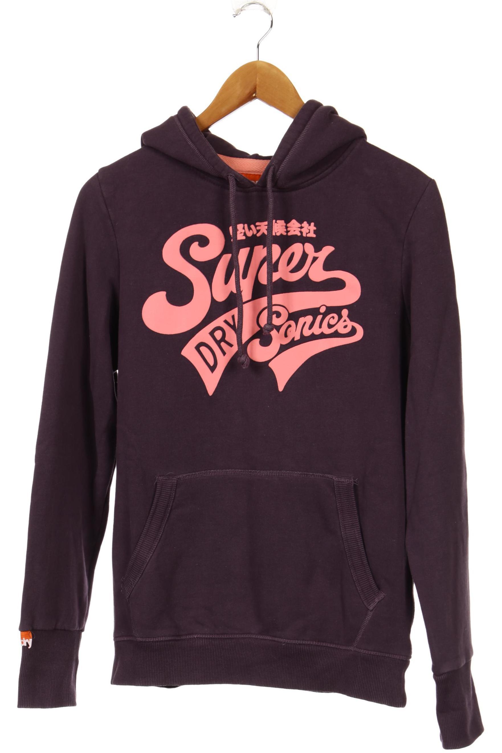 

Superdry Damen Kapuzenpullover, lila, Gr.
