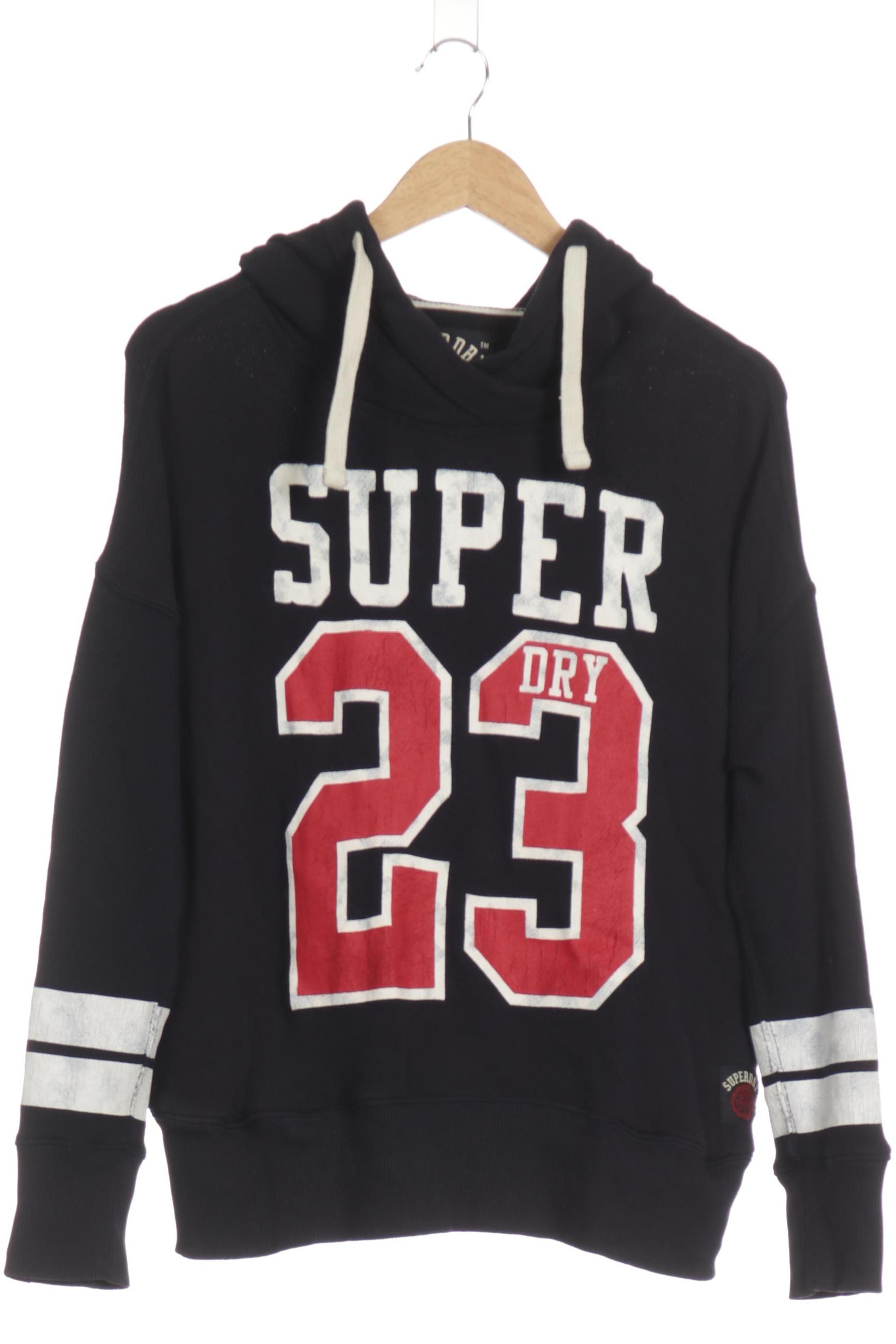 

Superdry Damen Kapuzenpullover, blau, Gr. 34