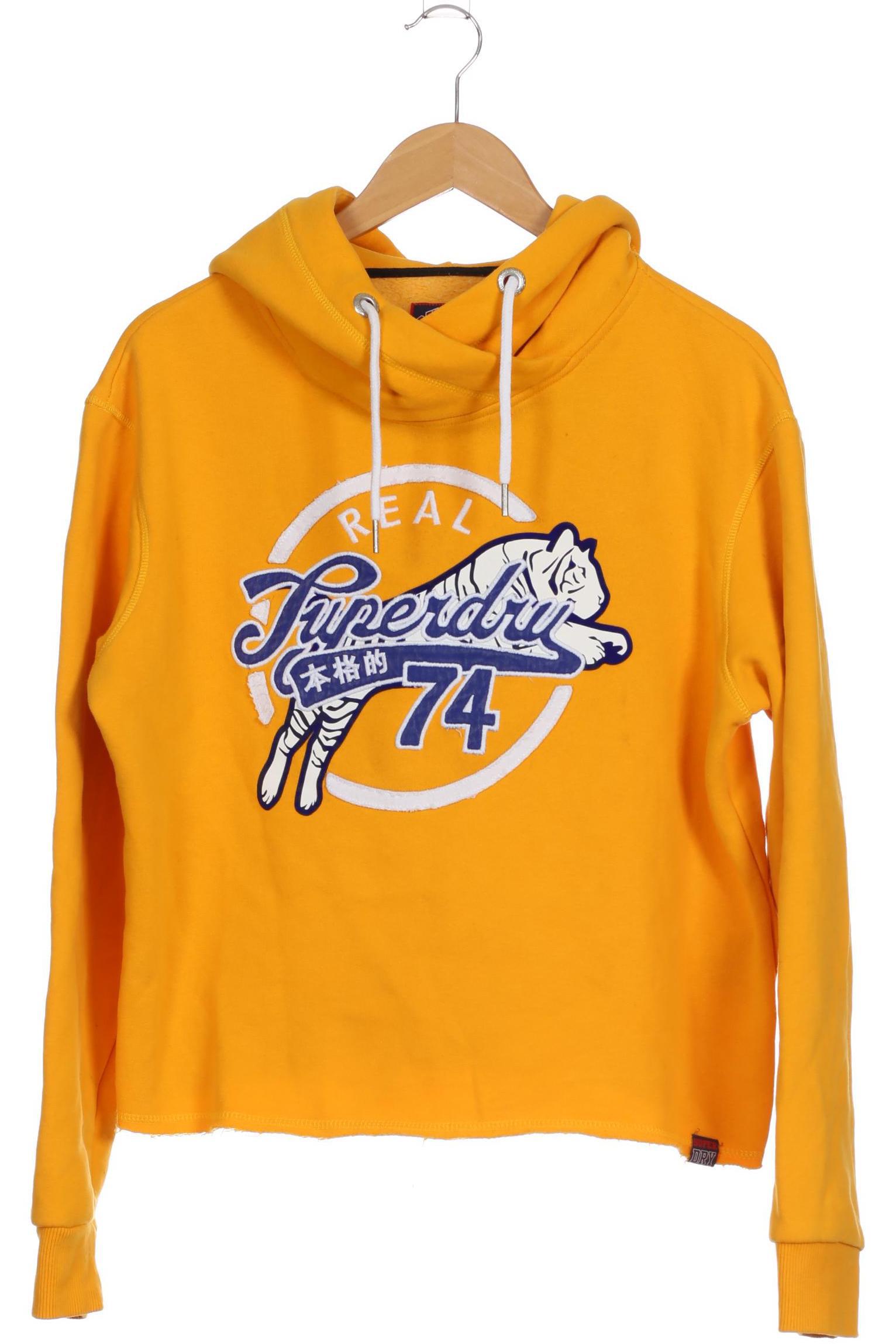 

Superdry Damen Kapuzenpullover, gelb, Gr. 40