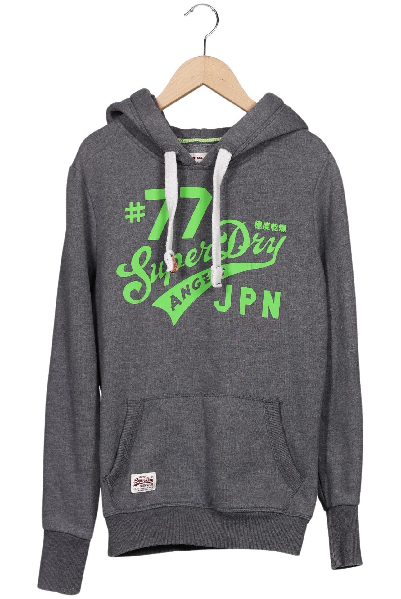 

Superdry Damen Kapuzenpullover, grau, Gr. 36