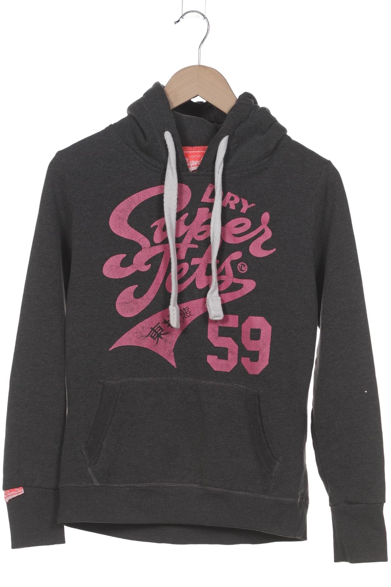 

Superdry Damen Kapuzenpullover, grau, Gr. 38