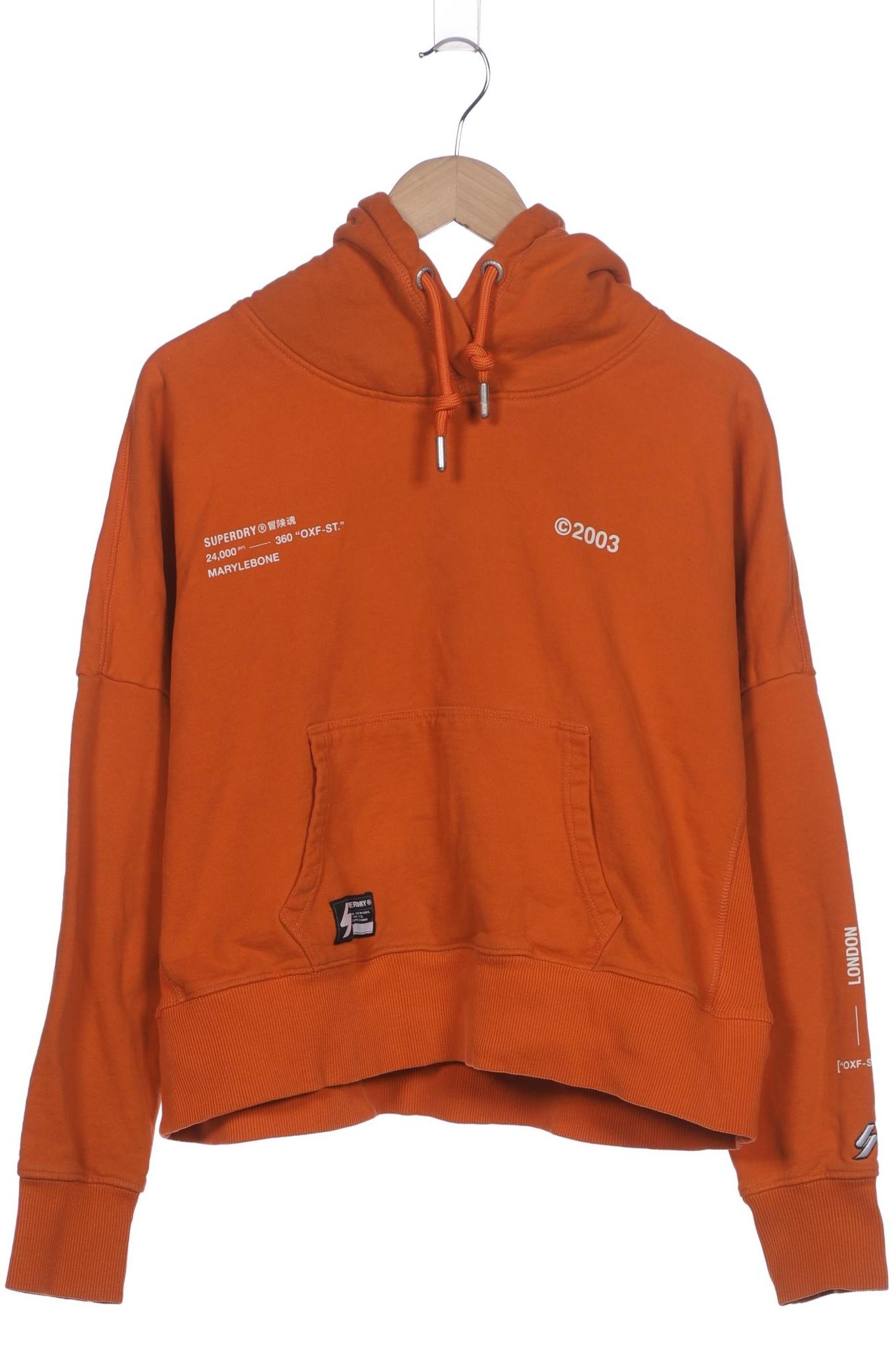 

Superdry Damen Kapuzenpullover, orange, Gr. 42