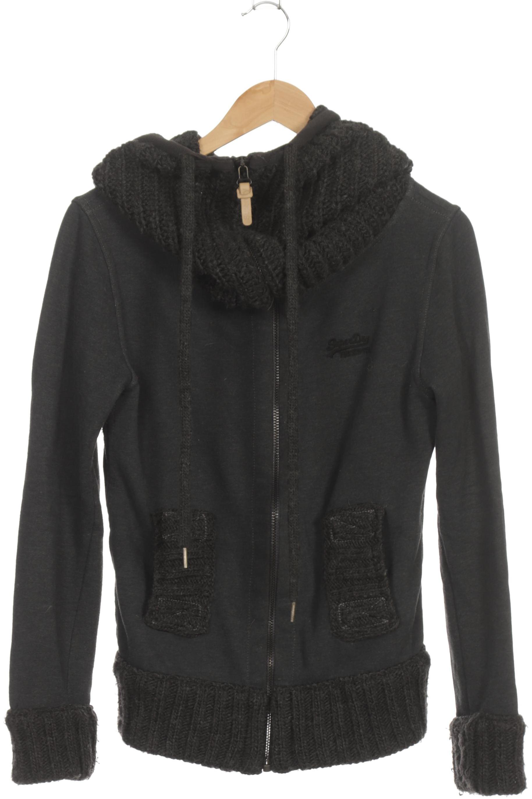 

Superdry Damen Kapuzenpullover, grau, Gr.