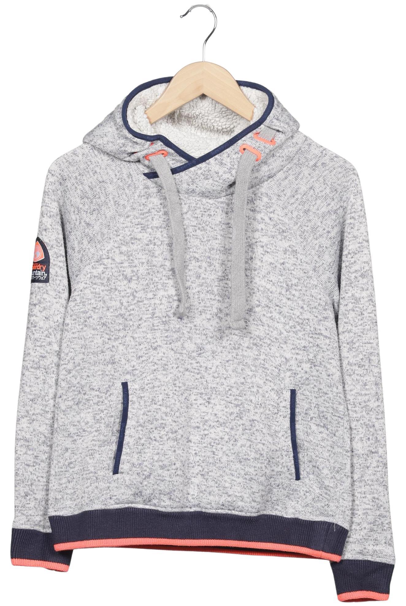 

Superdry Damen Kapuzenpullover, grau, Gr. 42