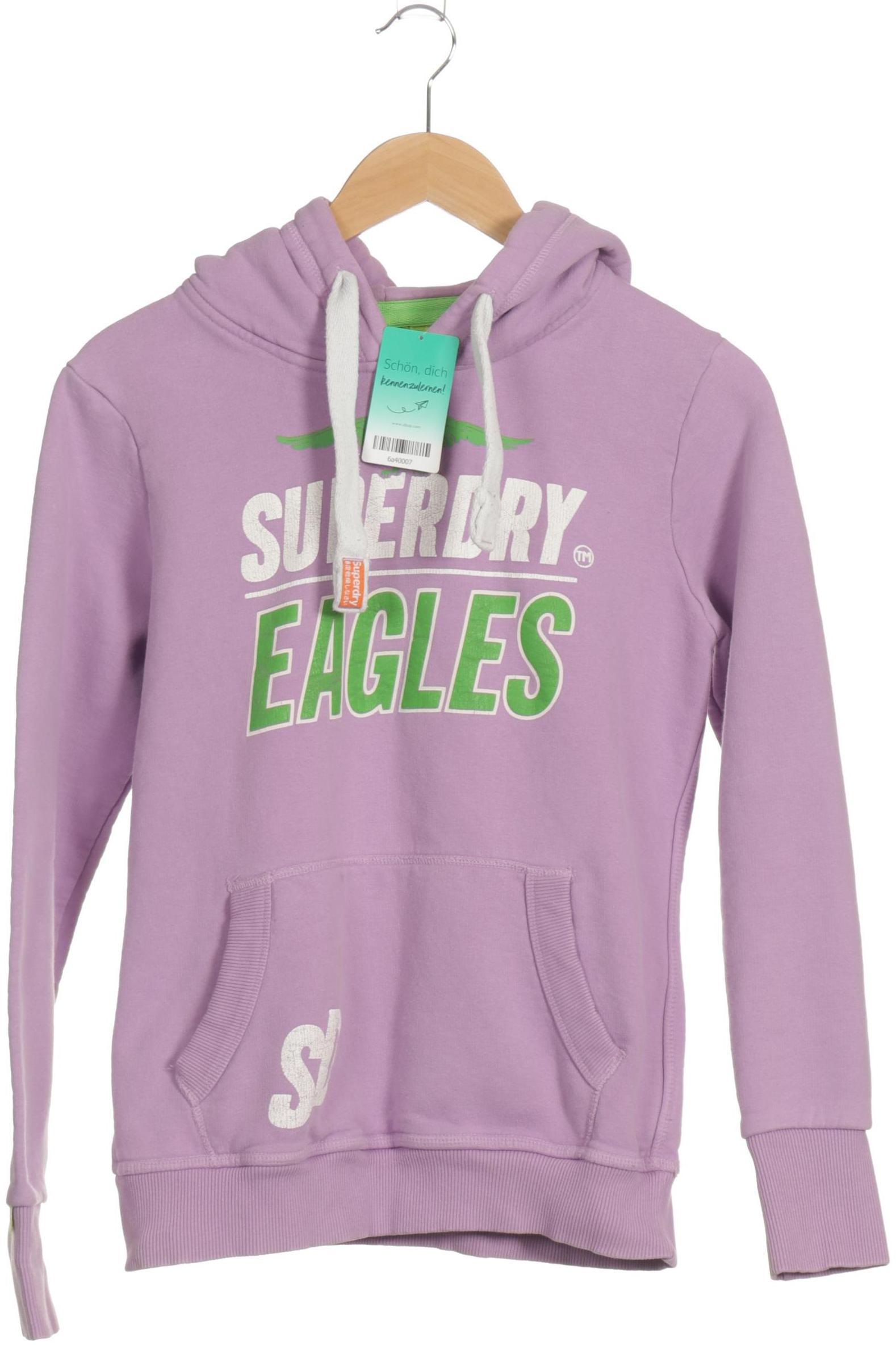 

Superdry Damen Kapuzenpullover, lila, Gr.