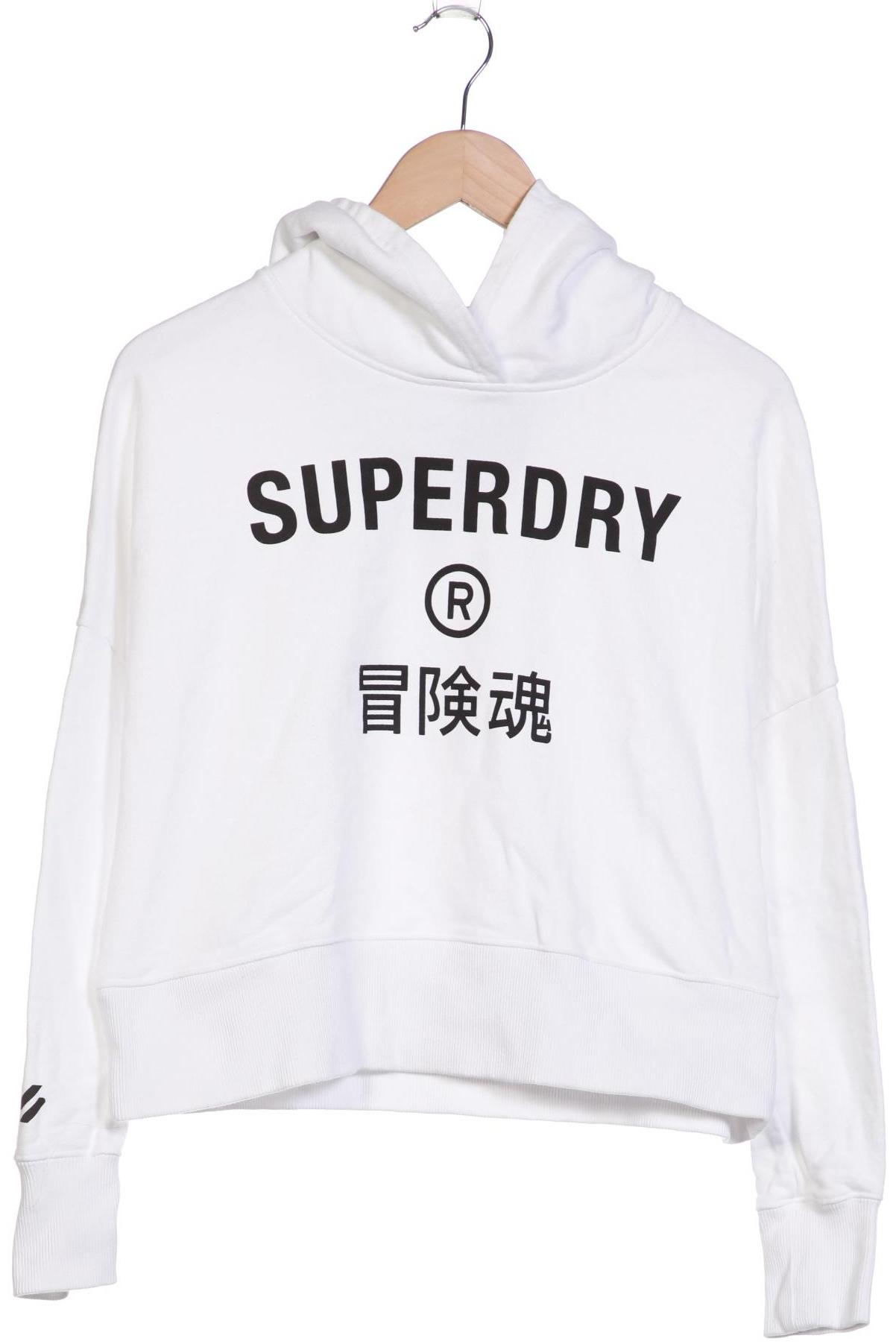 

Superdry Damen Kapuzenpullover, weiß, Gr. 38